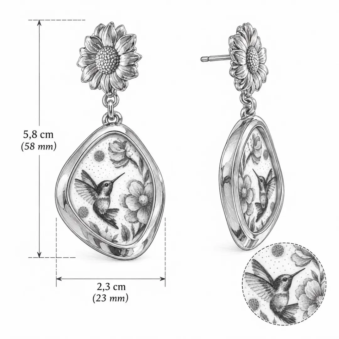 Umbrtine Earring | Çelik Küpe 4