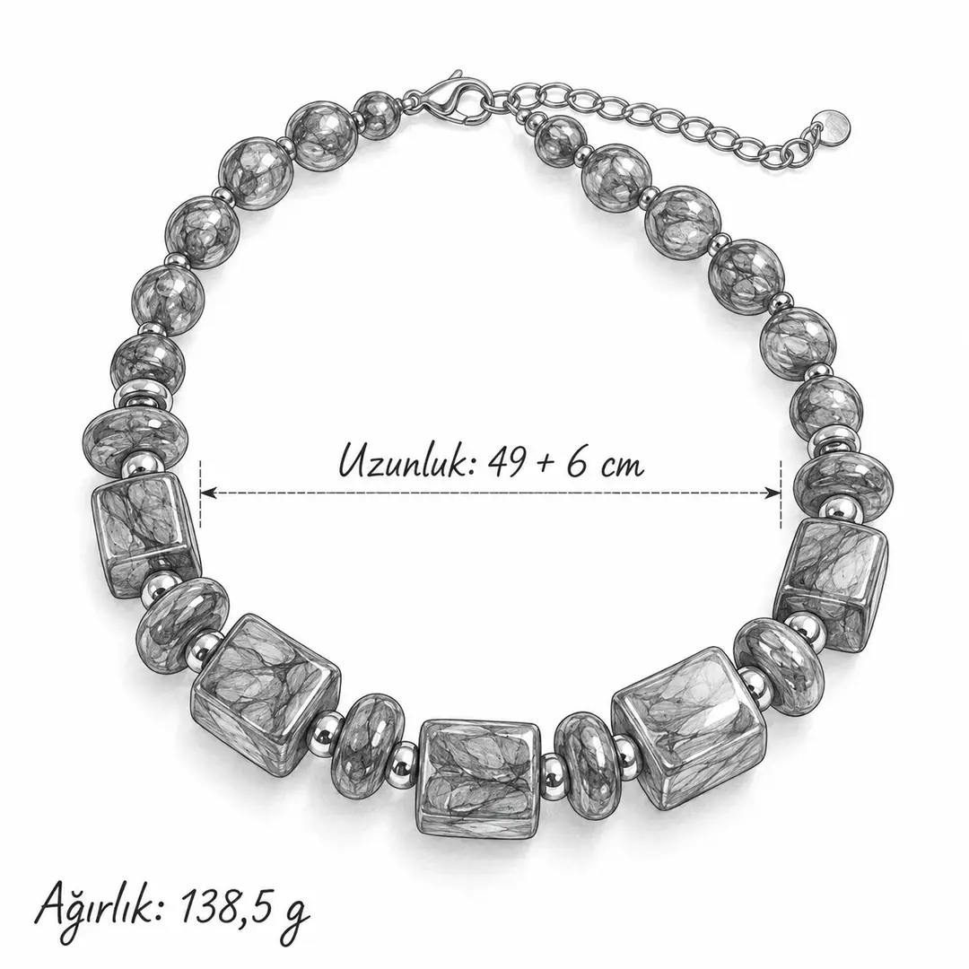 Rosalyn Necklace | Akrilik Kolye 5