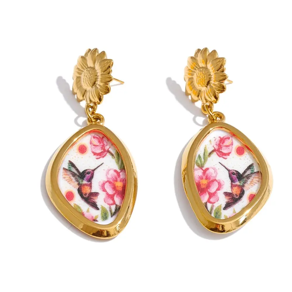 Umbrtine Earring | Çelik Küpe