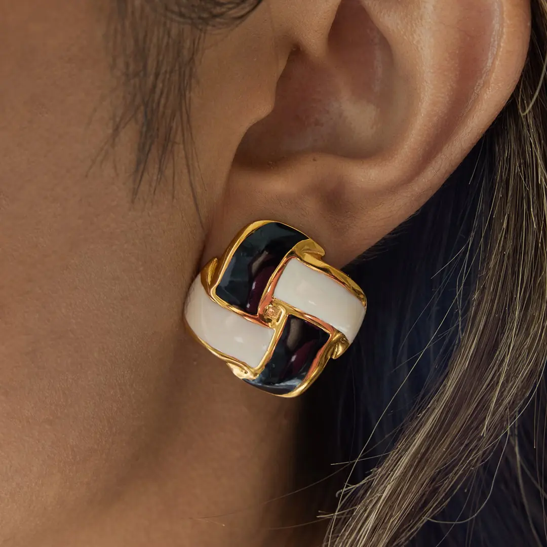 Intrecia Earring | Çelik Küpe 5