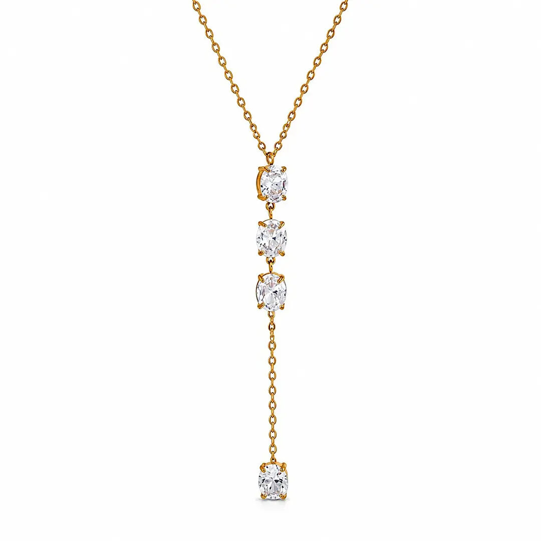 Pioggia Necklace | Çelik Kolye