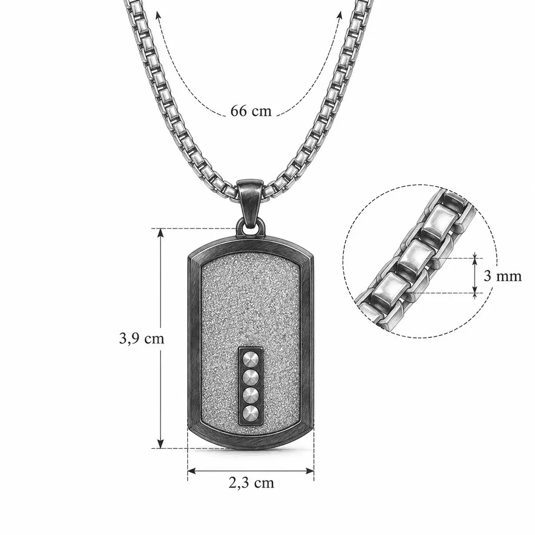 Brandor Necklace | Erkek Çelik Kolye 3