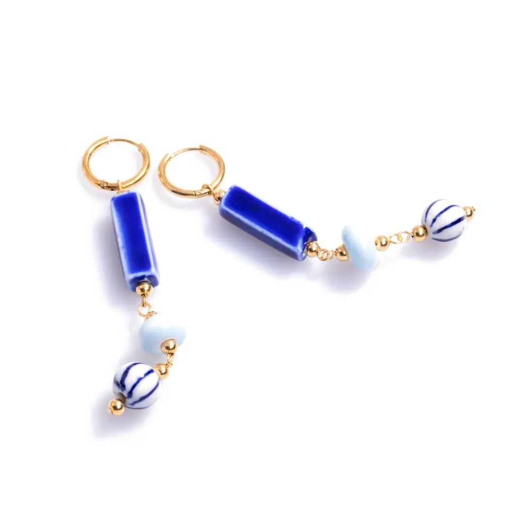 Azuria Earring | Çelik Küpe