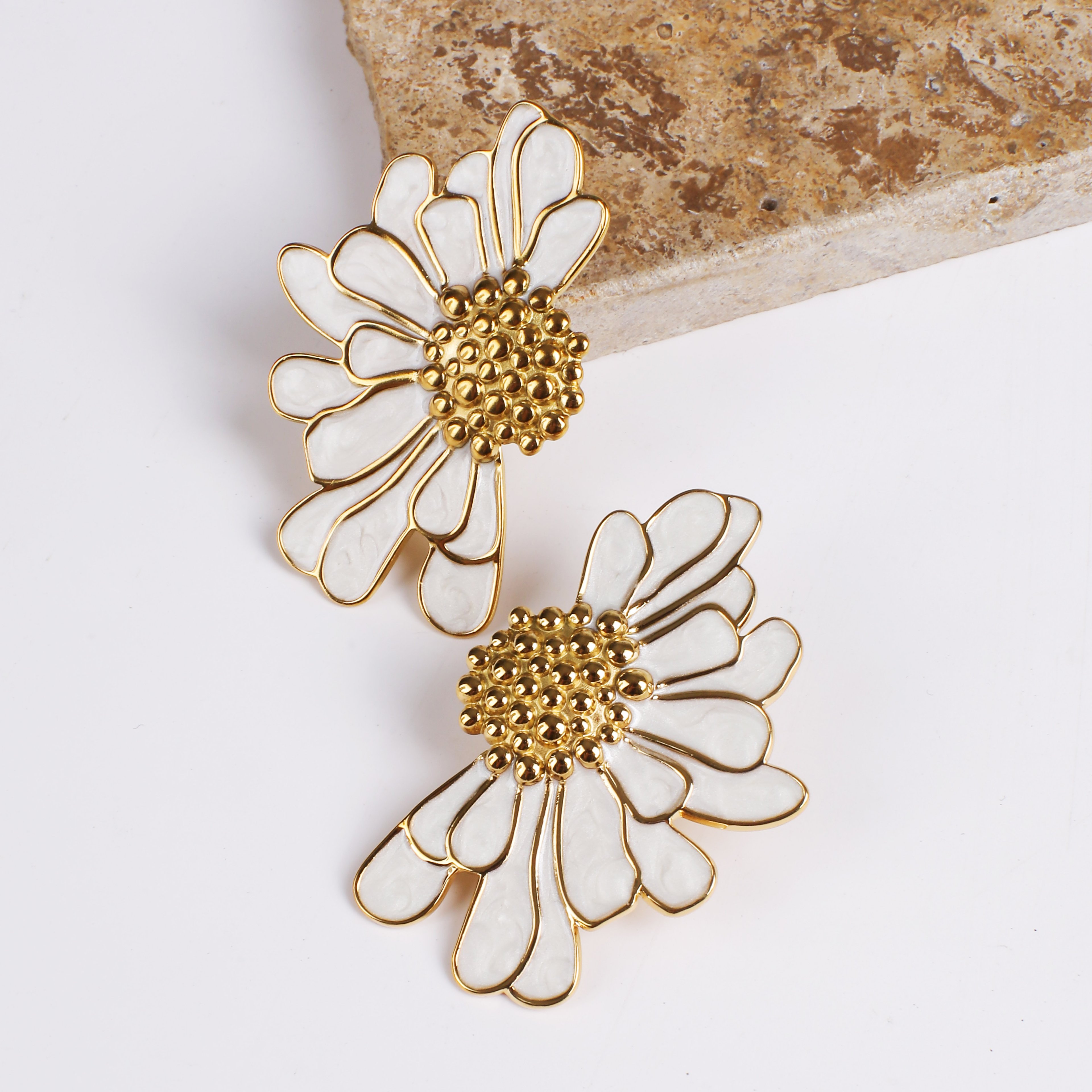 Daisom Earring | Çelik Küpe
