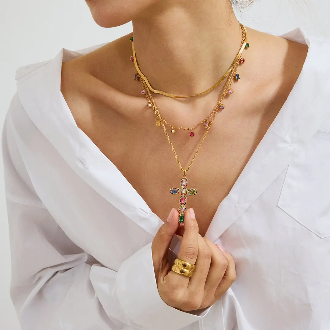 Crucella Necklace | Çelik Kolye 2