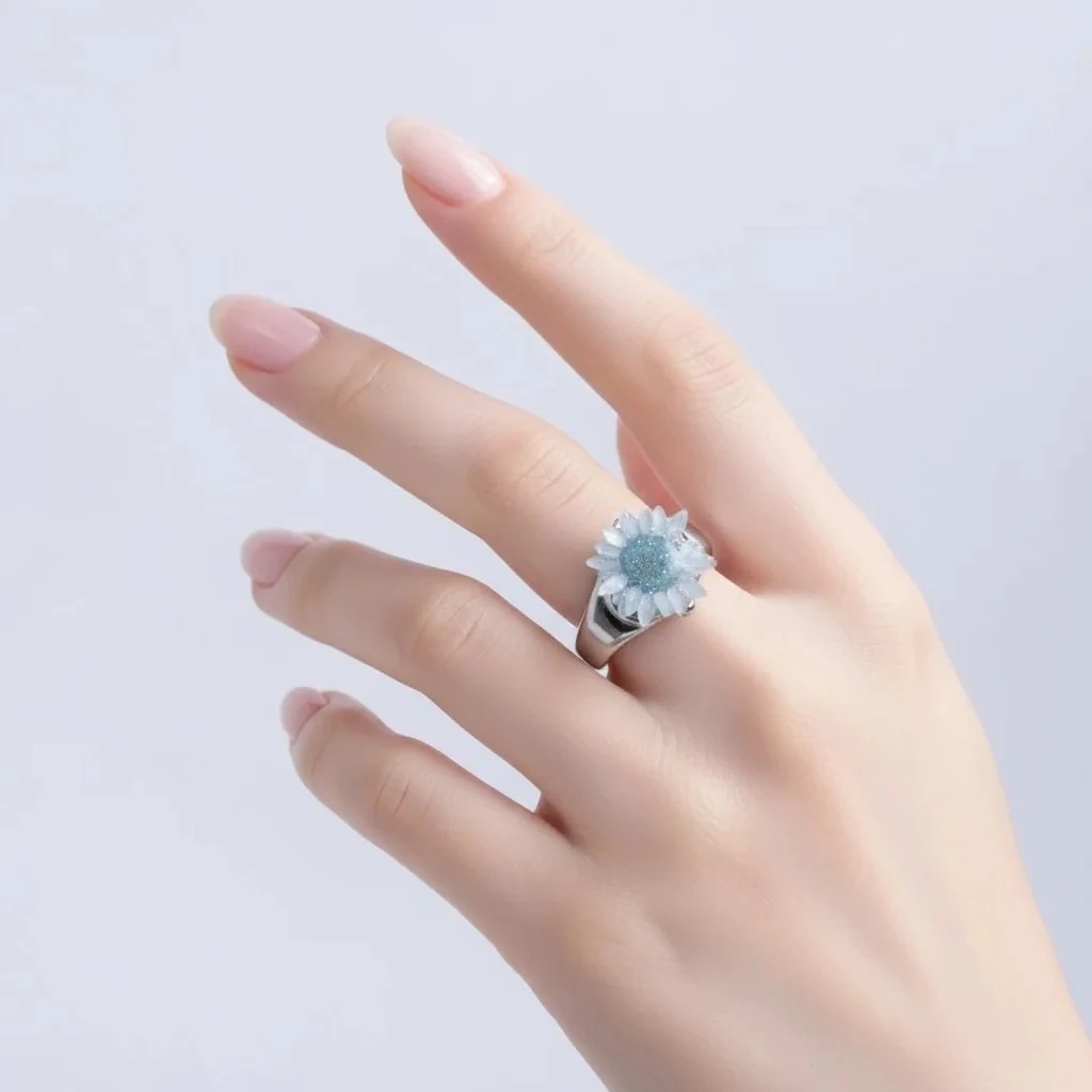 Cyanora Ring | Çelik Yüzük