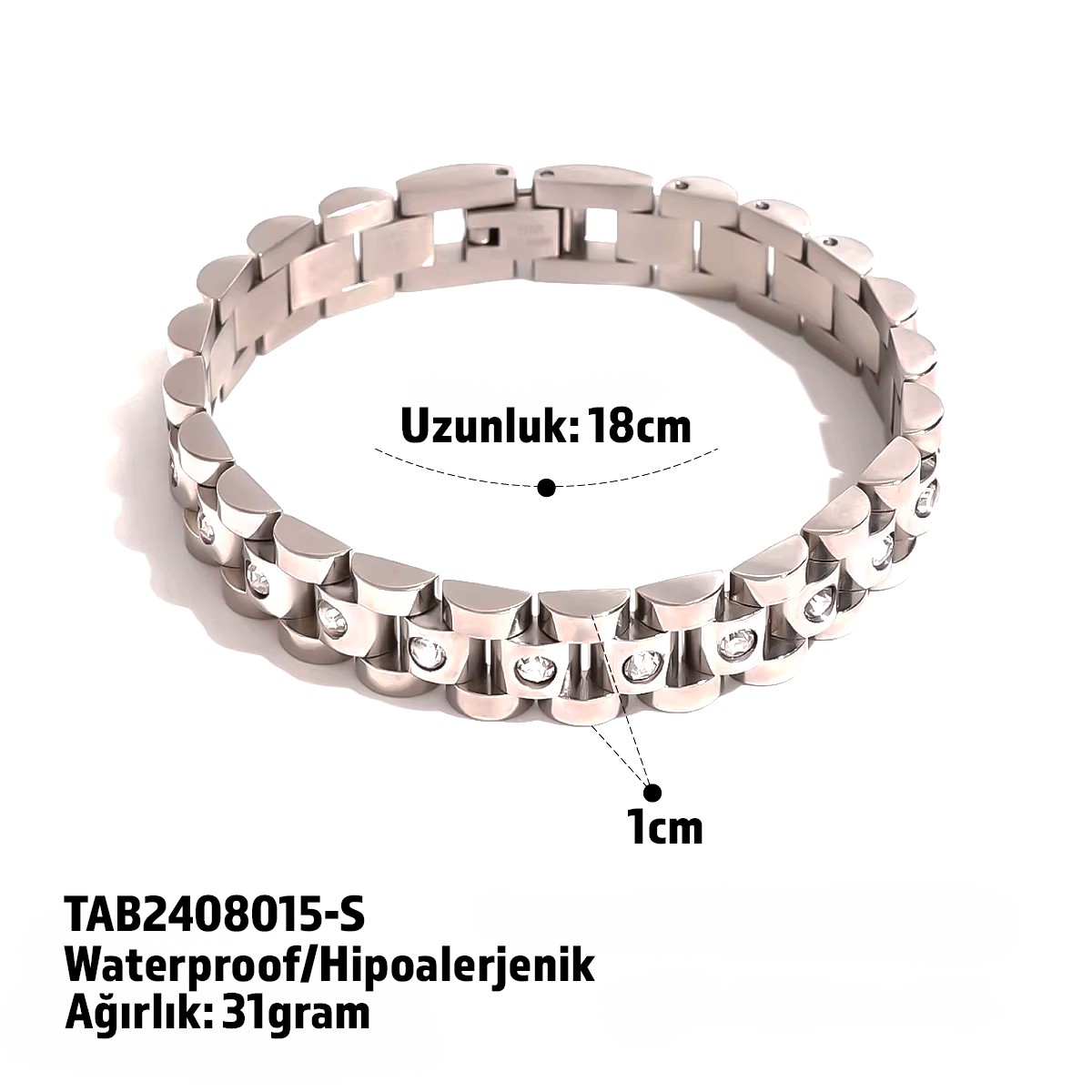 Stainless Radiance Bracelet | Çelik Bileklik