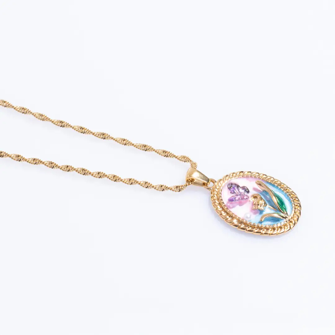 Herbelle Necklace | Çelik Kolye 1