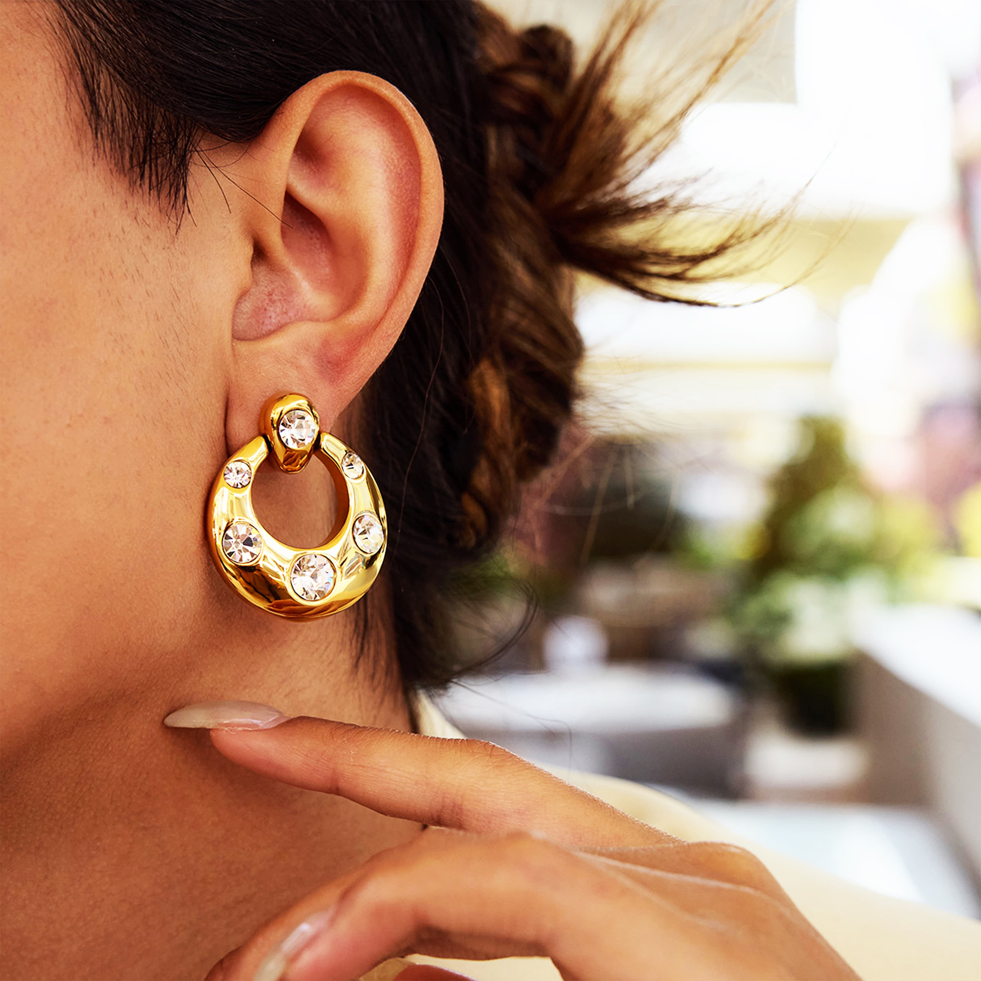 Aurevia Earring | Çelik Küpe