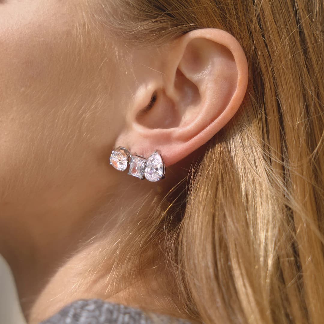 Pervina Earring | Çelik Küpe 2
