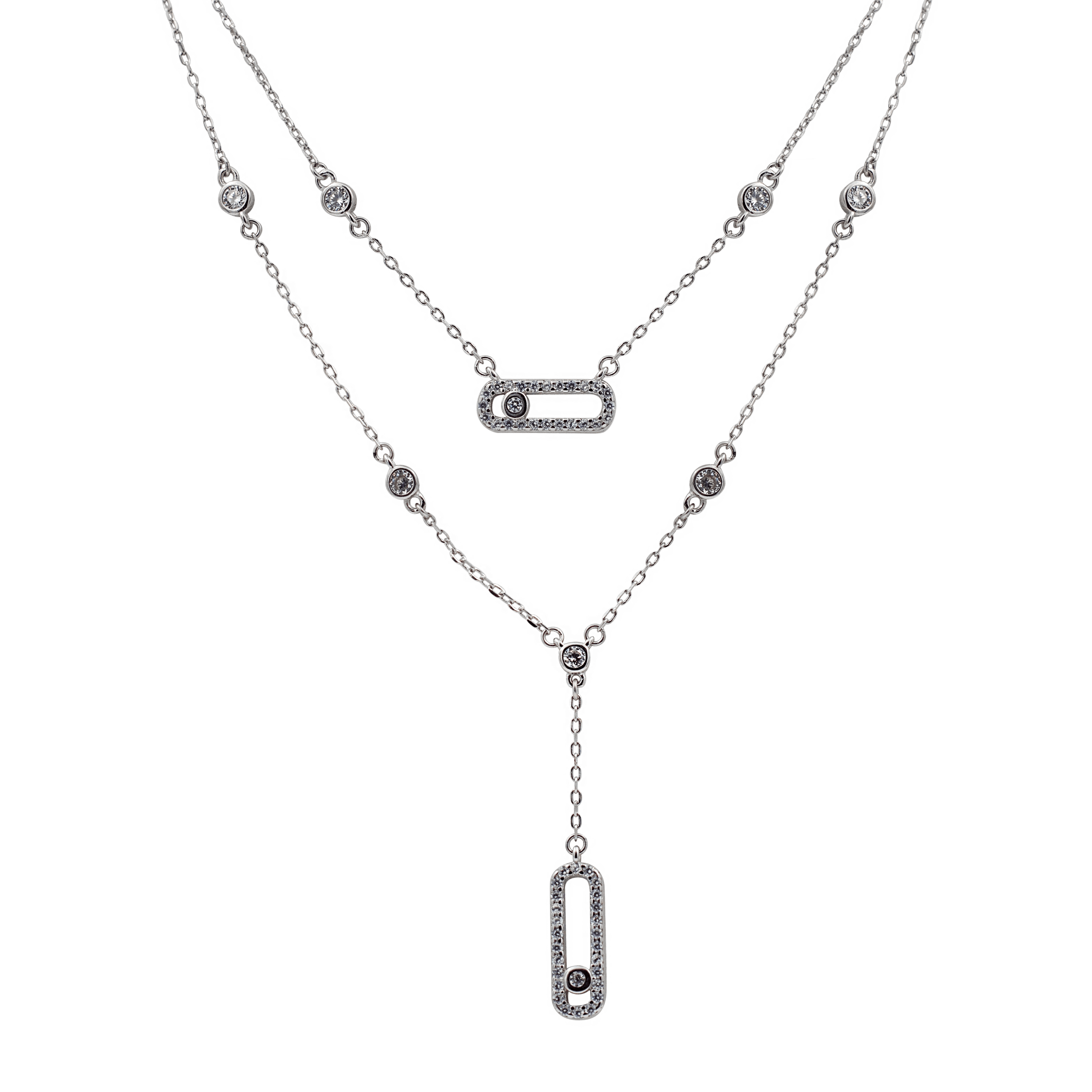 Celestora Necklace | Silver Kadın Kolye