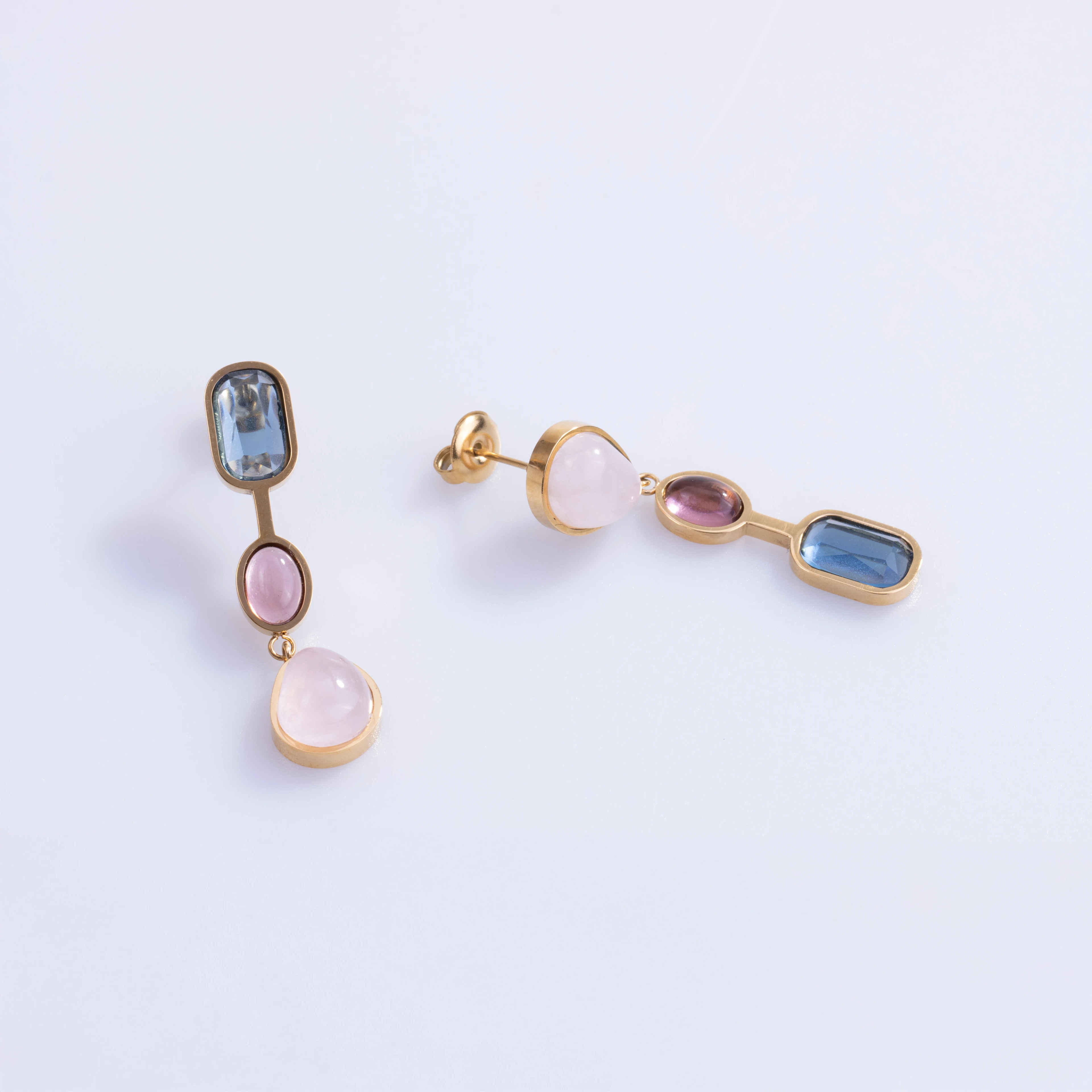 Roselune Earring | Çelik Küpe