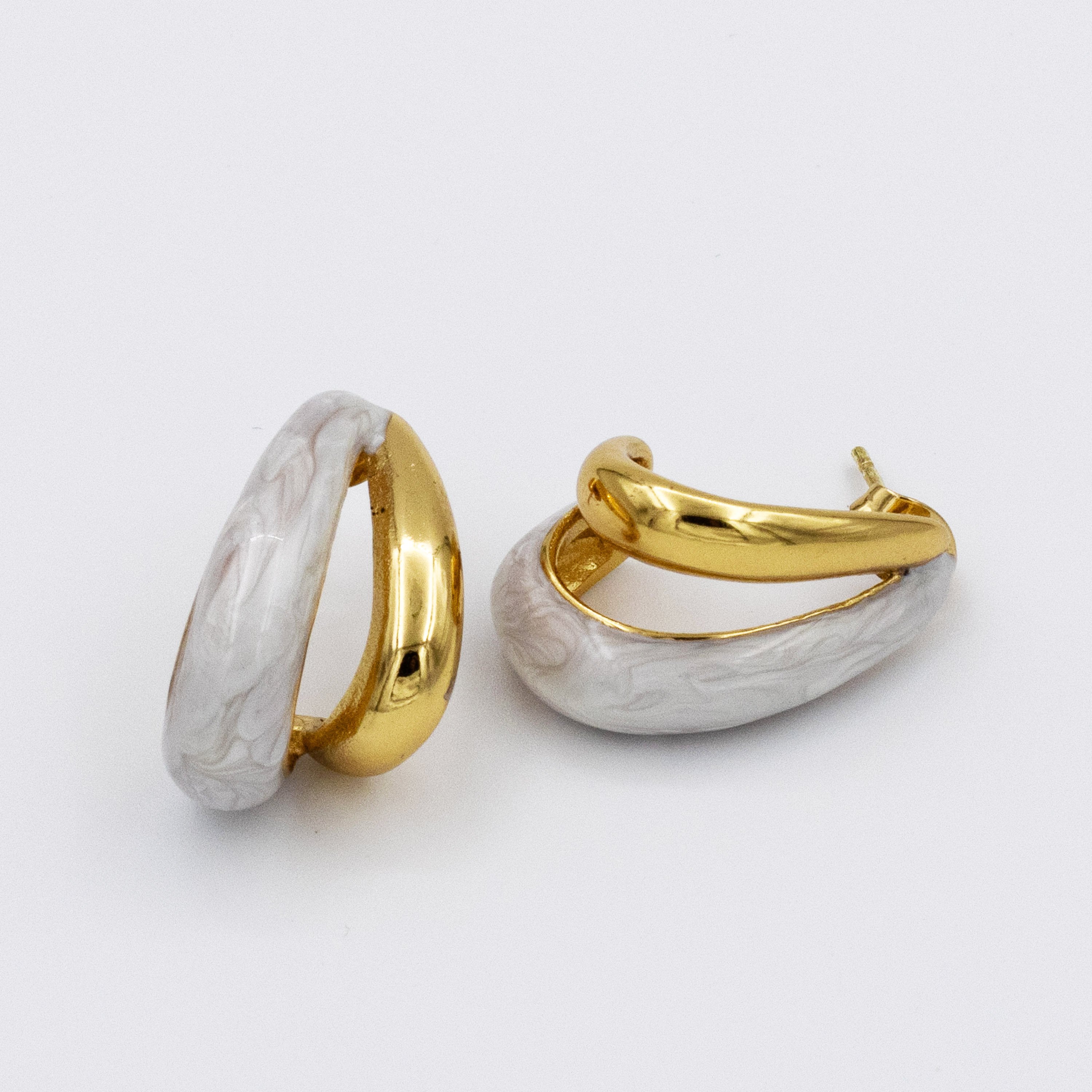 Marble Twist Earrings | Küpe