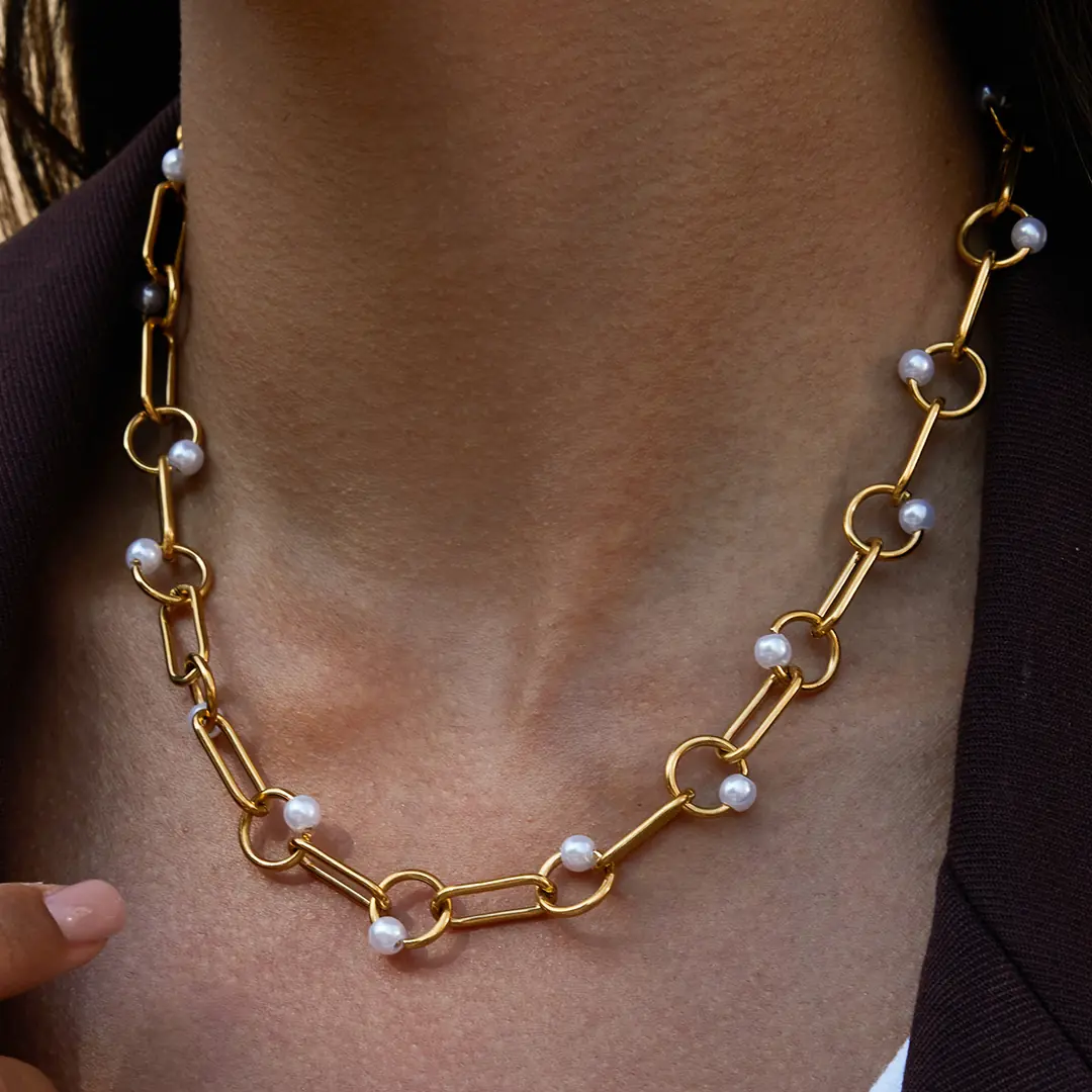 Nacrella Necklace | Çelik Kolye 2