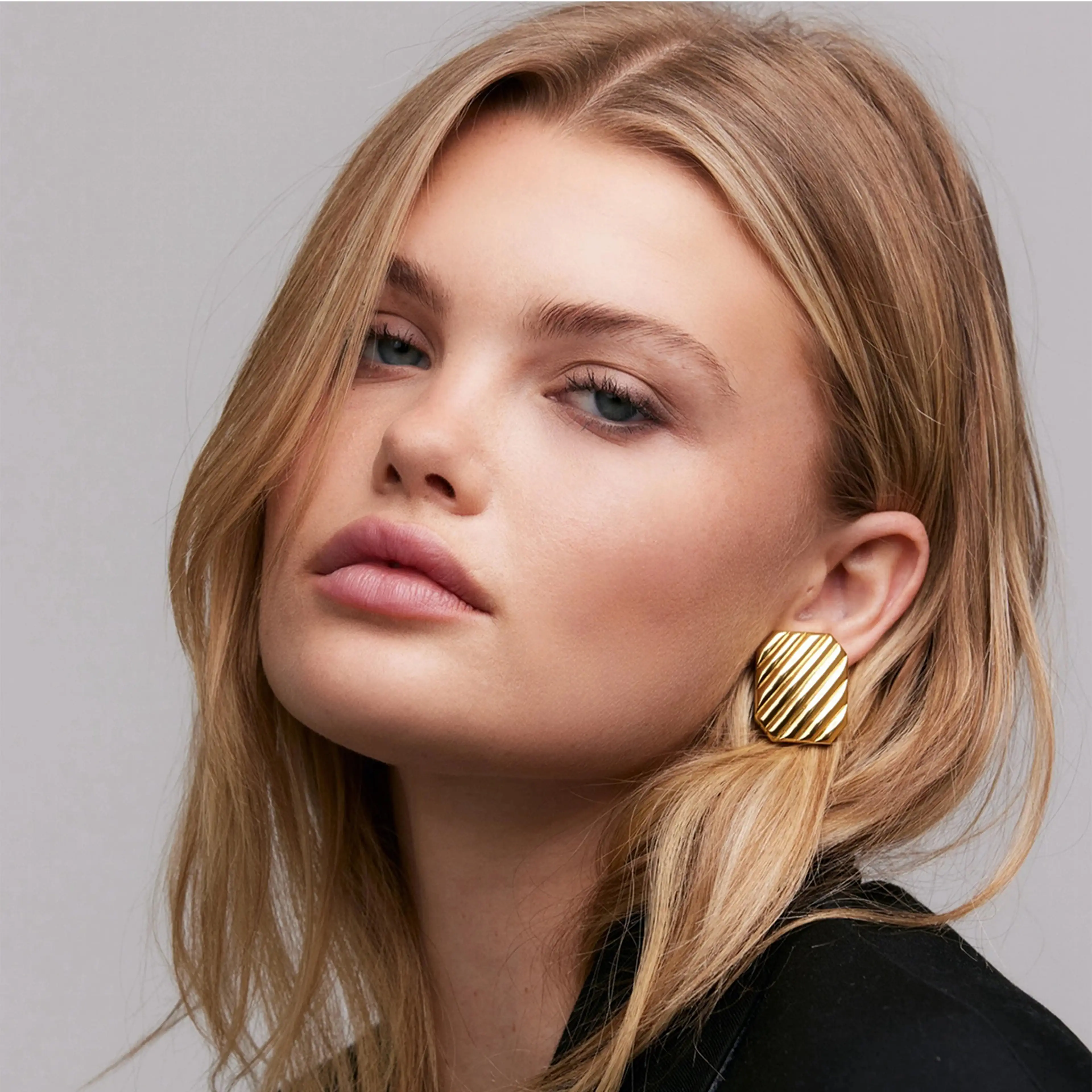 Valenza Earring | Çelik Küpe