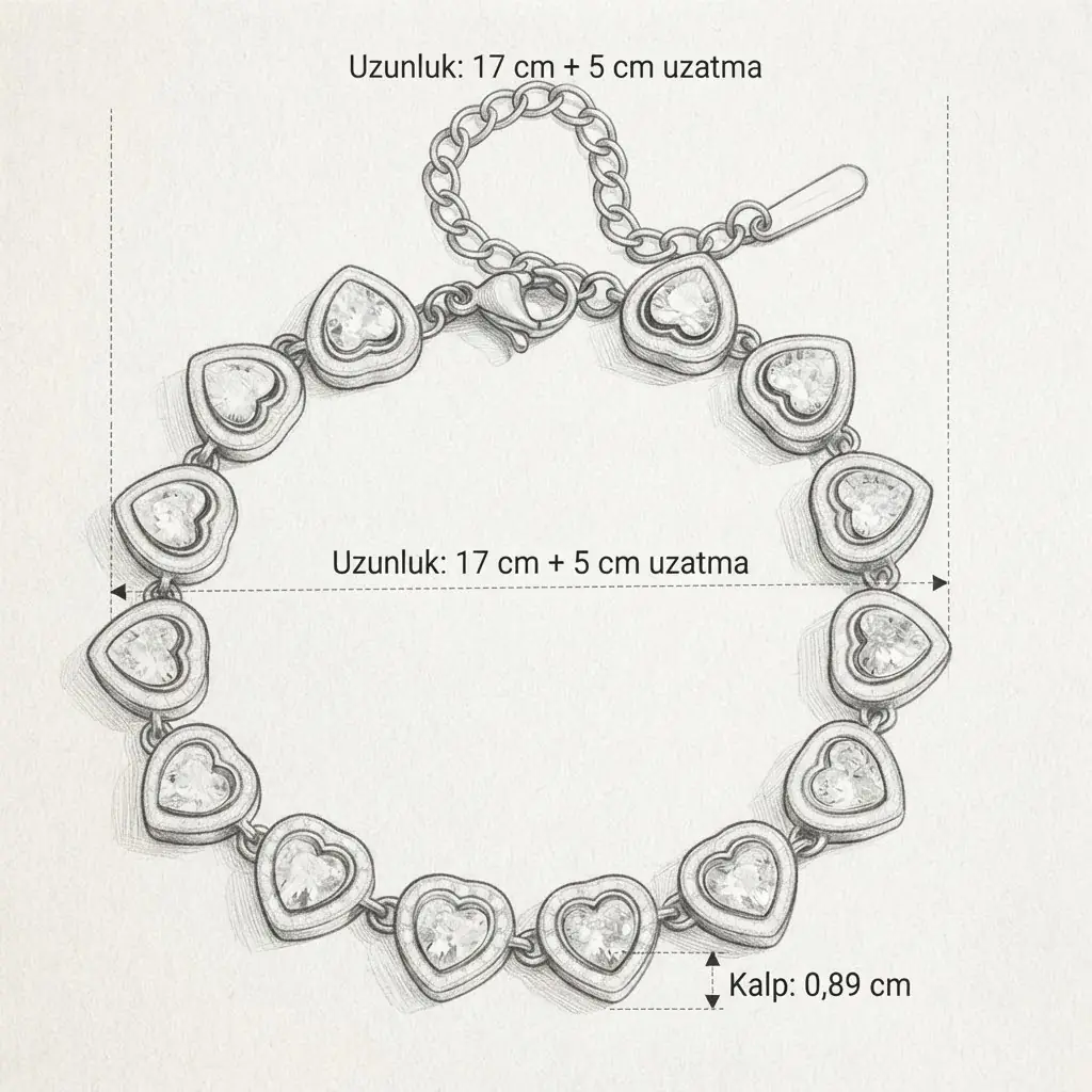 Cuorina Bracelet | Çelik Bileklik 6