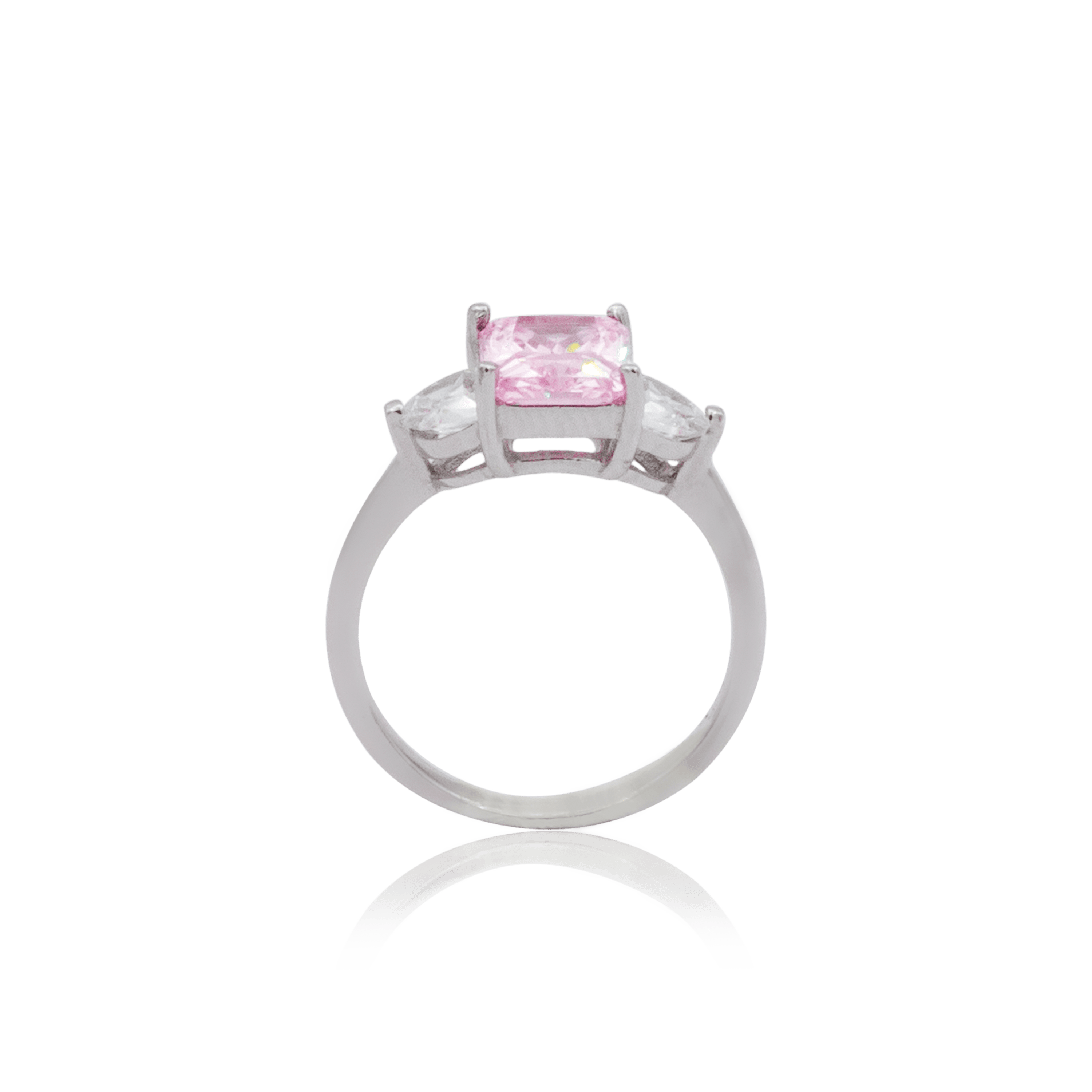 Aurora Pink Ring | Silver Kadın Yüzük