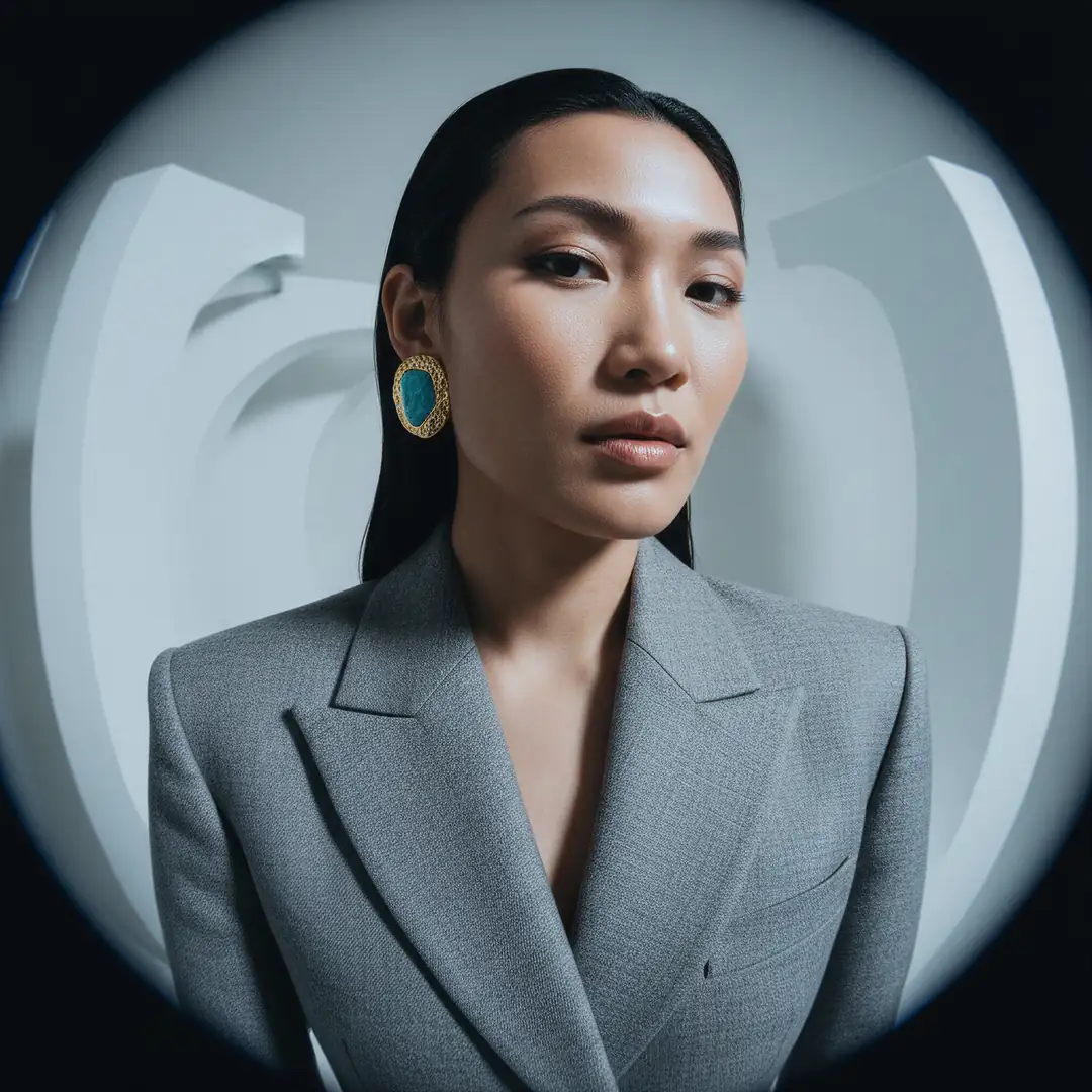 Averia Earring | Çelik Küpe 2