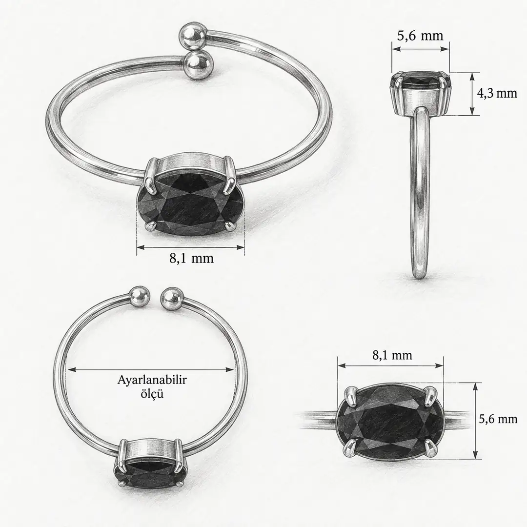 Bravia Ring | Çelik Yüzük 4