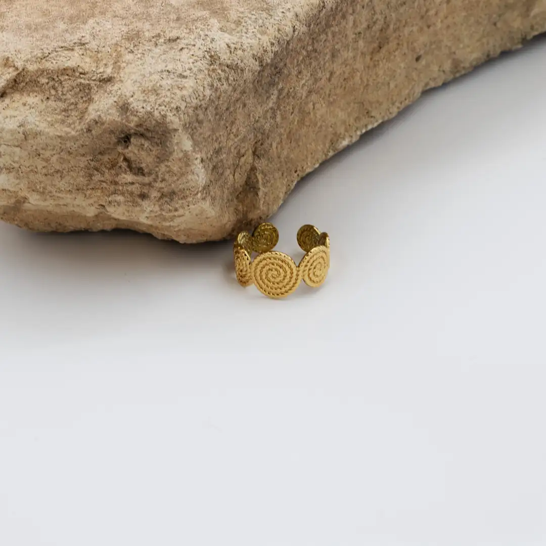 Spiraluxe Ring | Çelik Yüzük 4