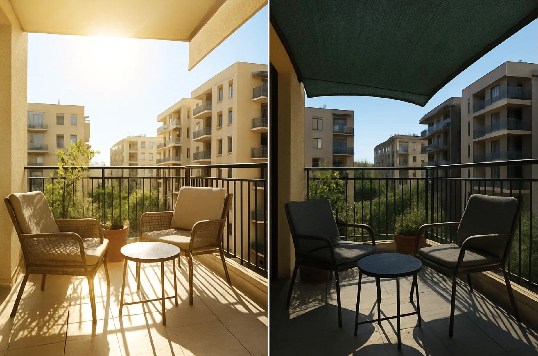 %95 Balkon Gölgeleme Filesi & Bahçe Çit Örtüsü | Koyu Yeşil