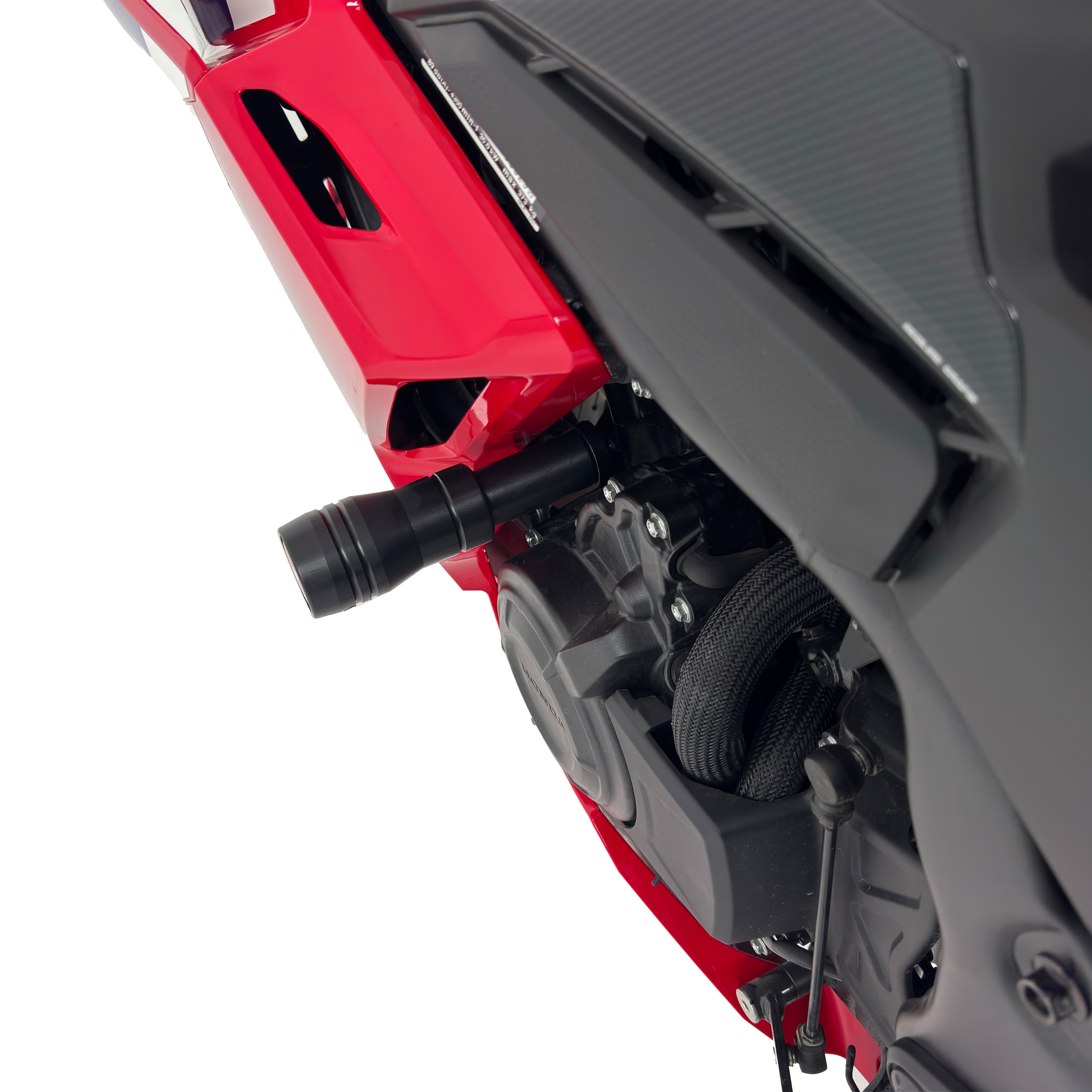 Moto-Knight Honda CBR 500R 2025 Özel Kalıp Şasi Destekli Tam Uyumlu Siyah Koruma Takozu