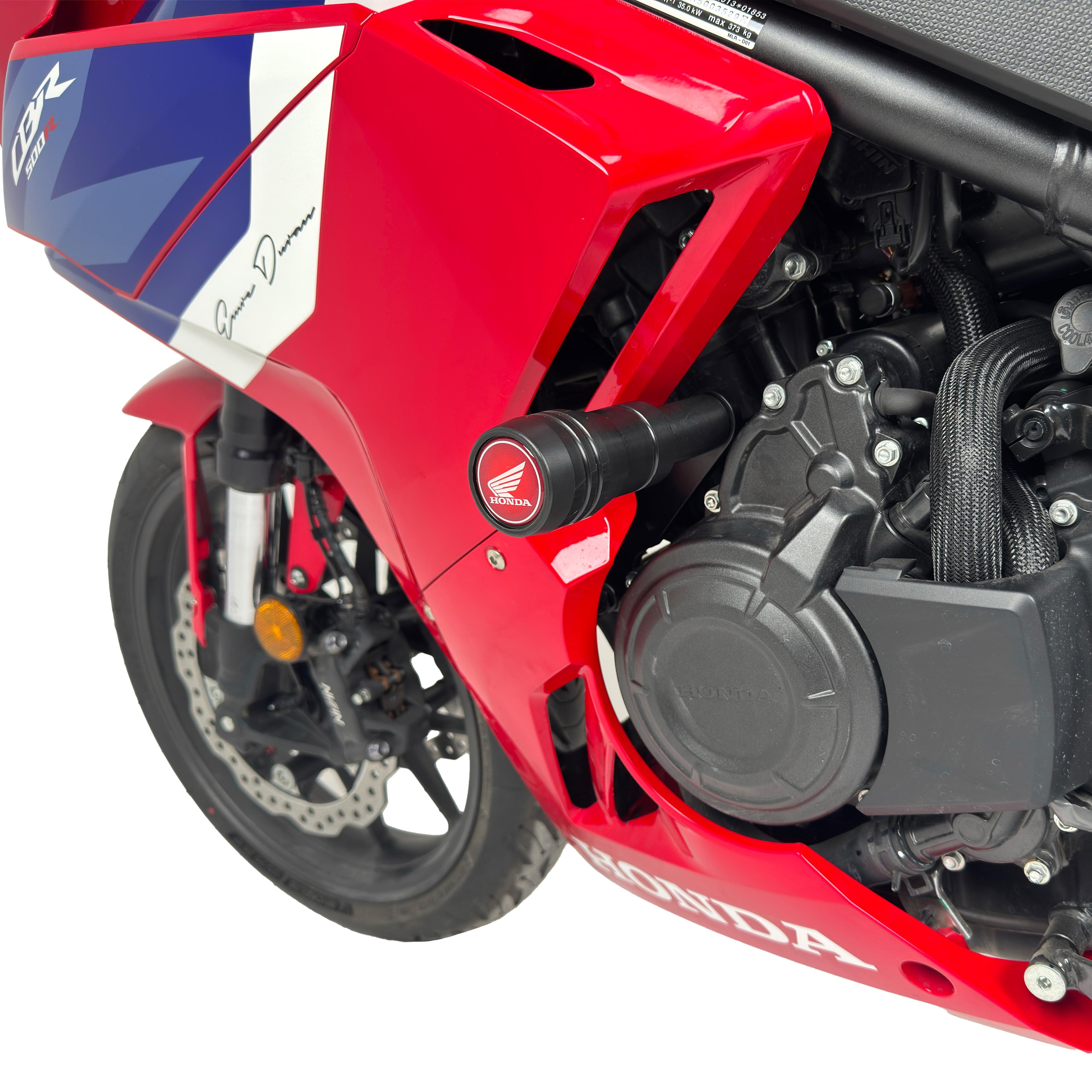 Moto-Knight Honda CBR 500R 2025 Özel Kalıp Şasi Destekli Tam Uyumlu Siyah Koruma Takozu