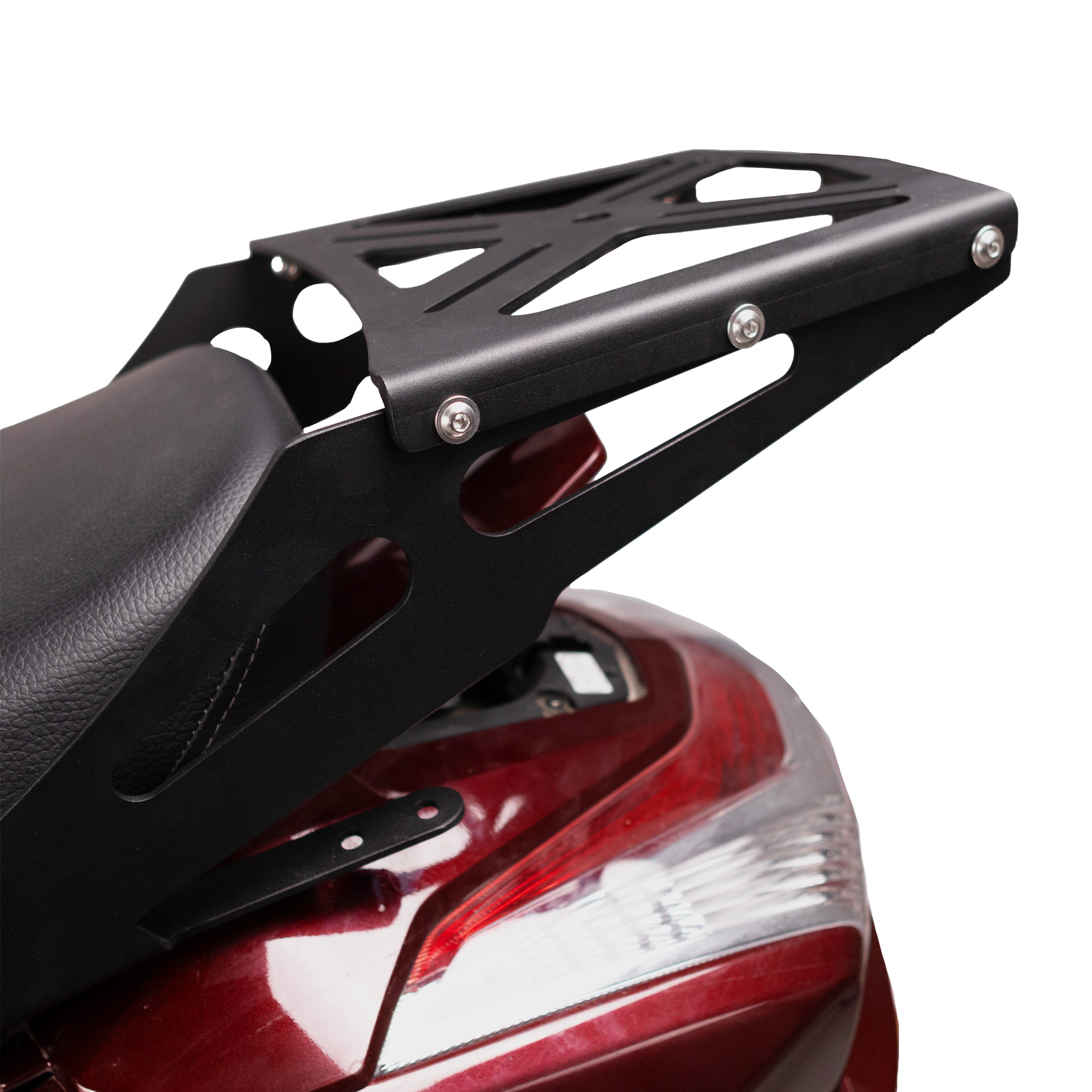 MOTO-KNIGHT Honda Activa 125 2023-2024 Tam Uyumlu Çanta Demiri Siyah