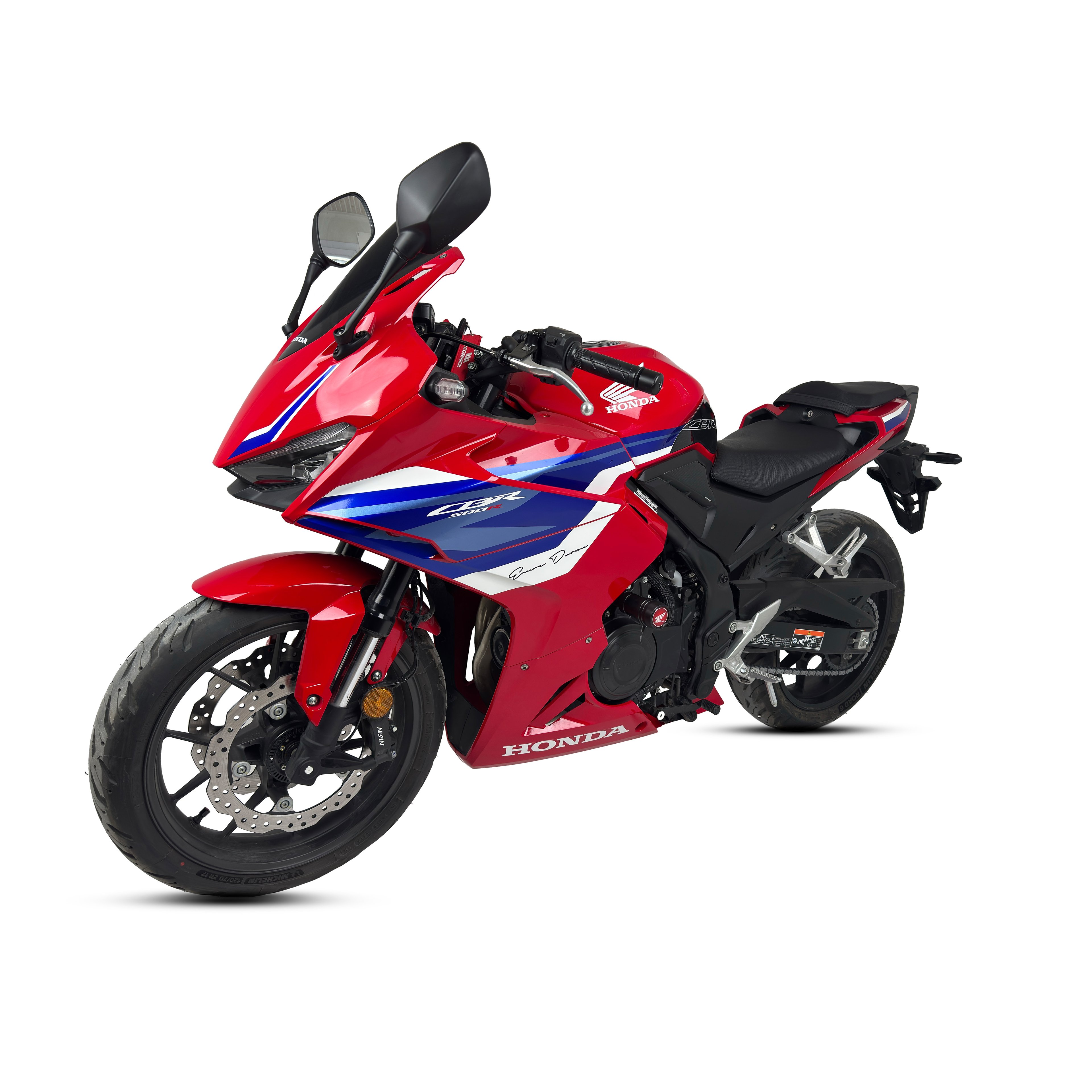 Moto-Knight Honda CBR 500R 2025 Özel Kalıp Şasi Destekli Tam Uyumlu Siyah Koruma Takozu