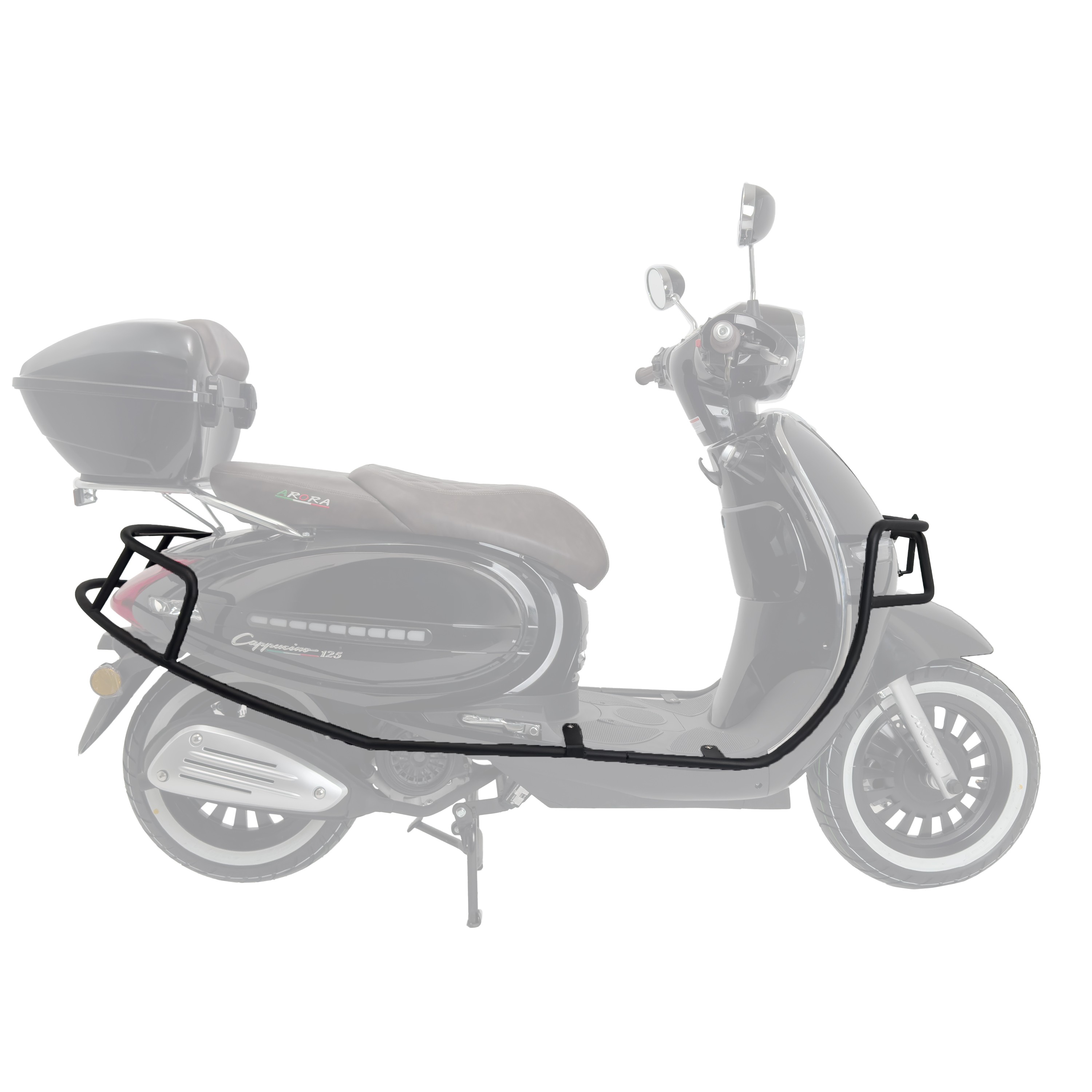 MOTO-KNIGHT Arora Cappucino S 50/125 CC Tam Uyumlu Motor Koruma Demiri