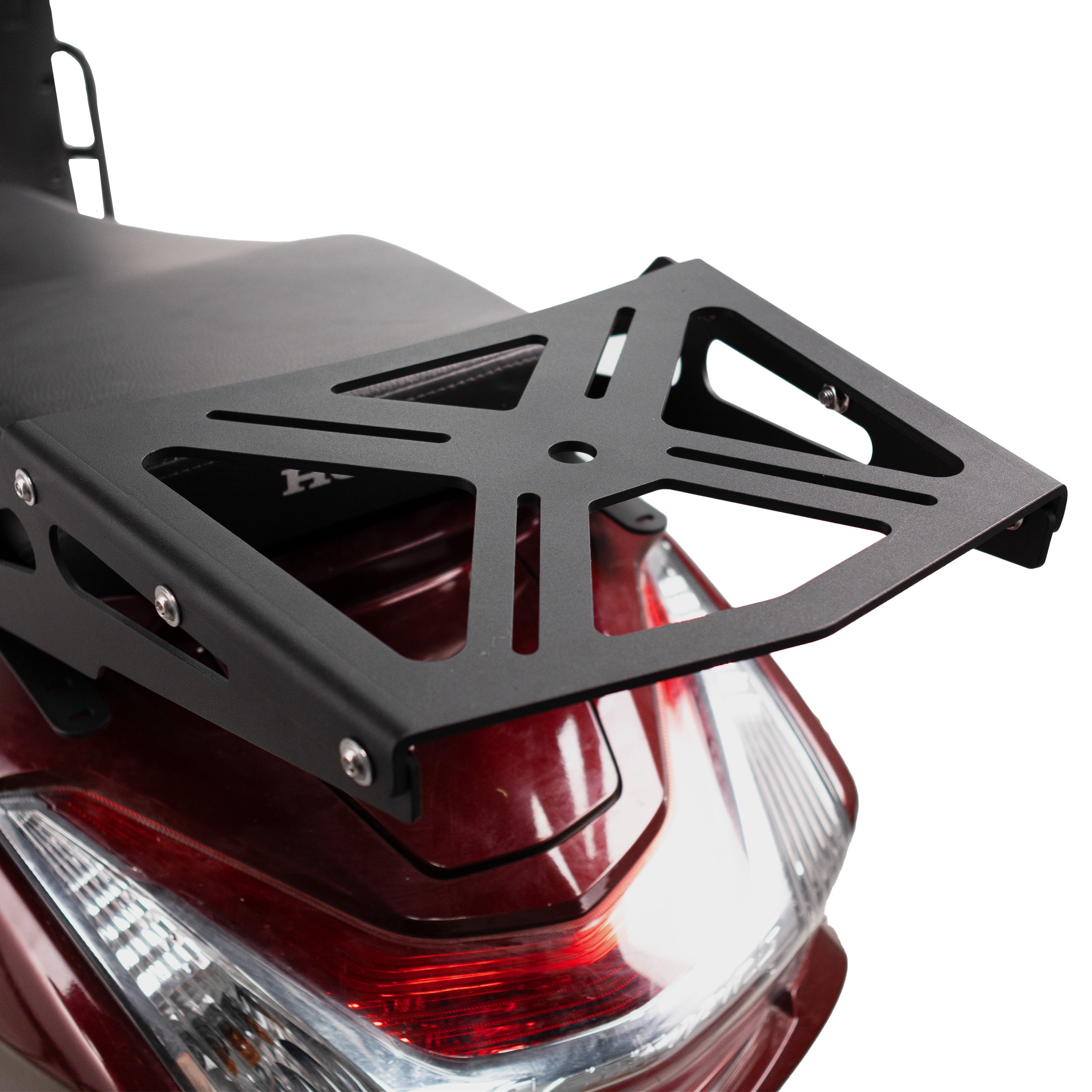 MOTO-KNIGHT Honda Activa 125 2023-2024 Tam Uyumlu Çanta Demiri Siyah