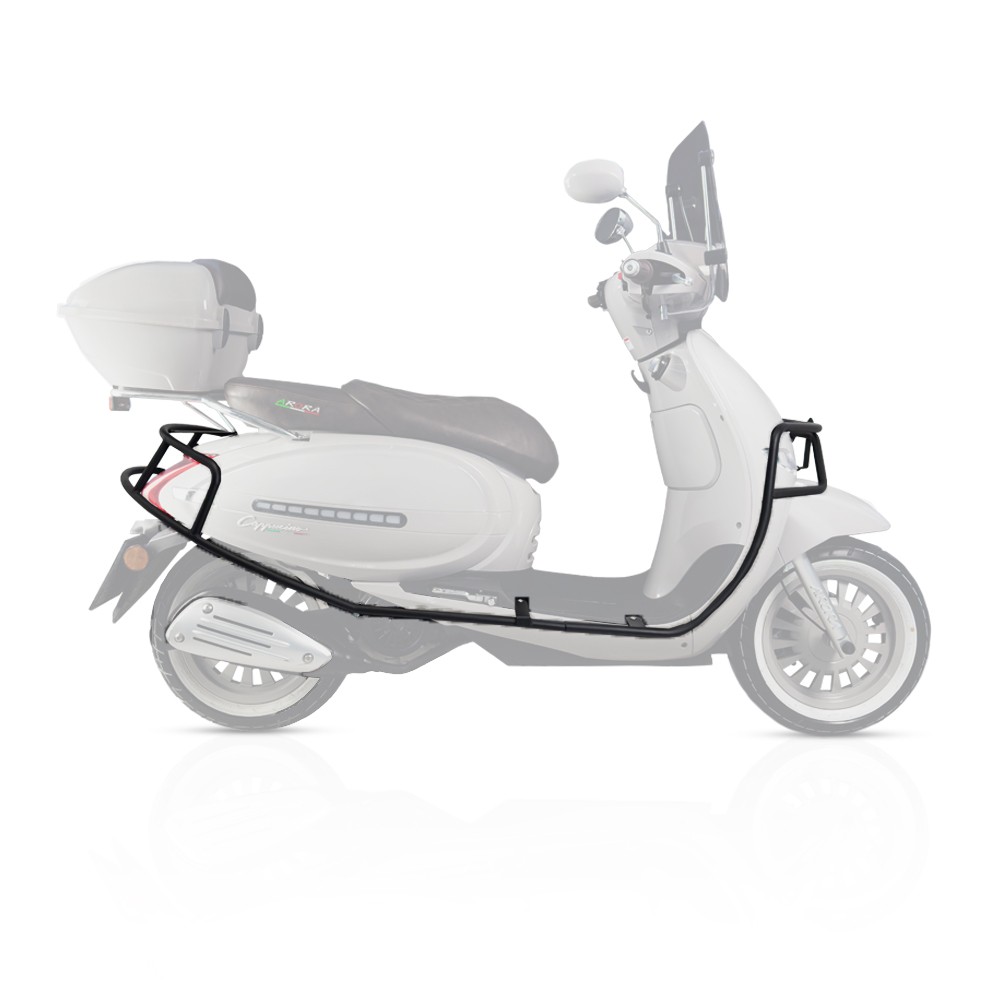MOTO-KNIGHT Arora Cappucino 50/125 CC Tam Uyumlu Motor Koruma Demiri