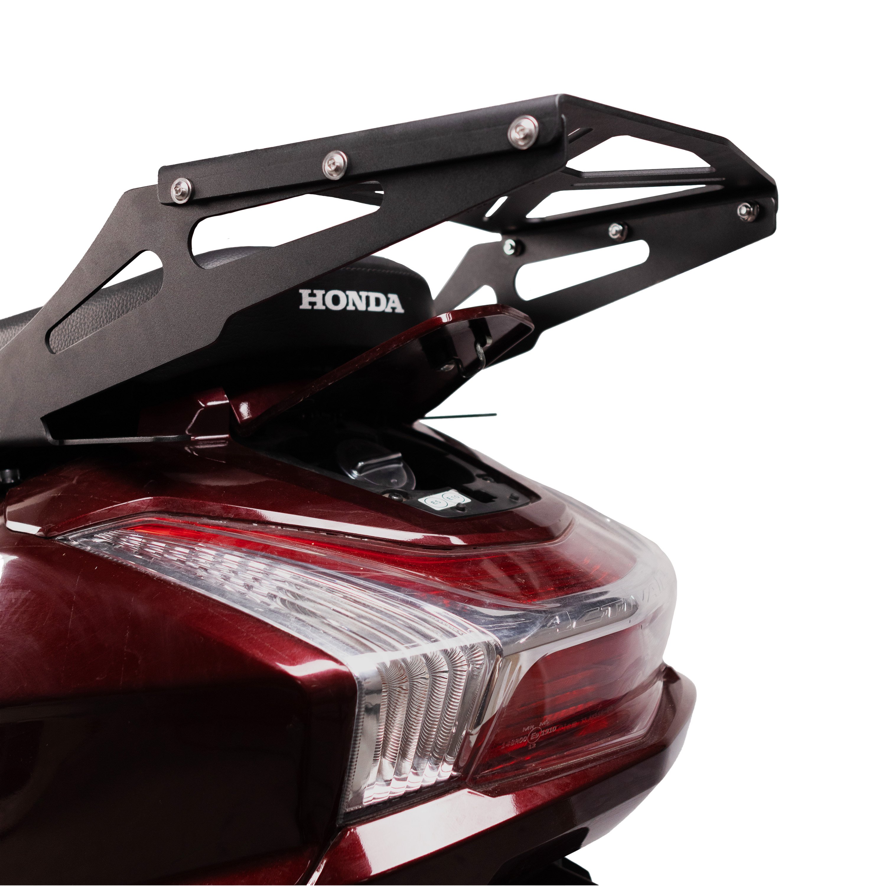 MOTO-KNIGHT Honda Activa 125 2023-2024 Tam Uyumlu Çanta Demiri Siyah