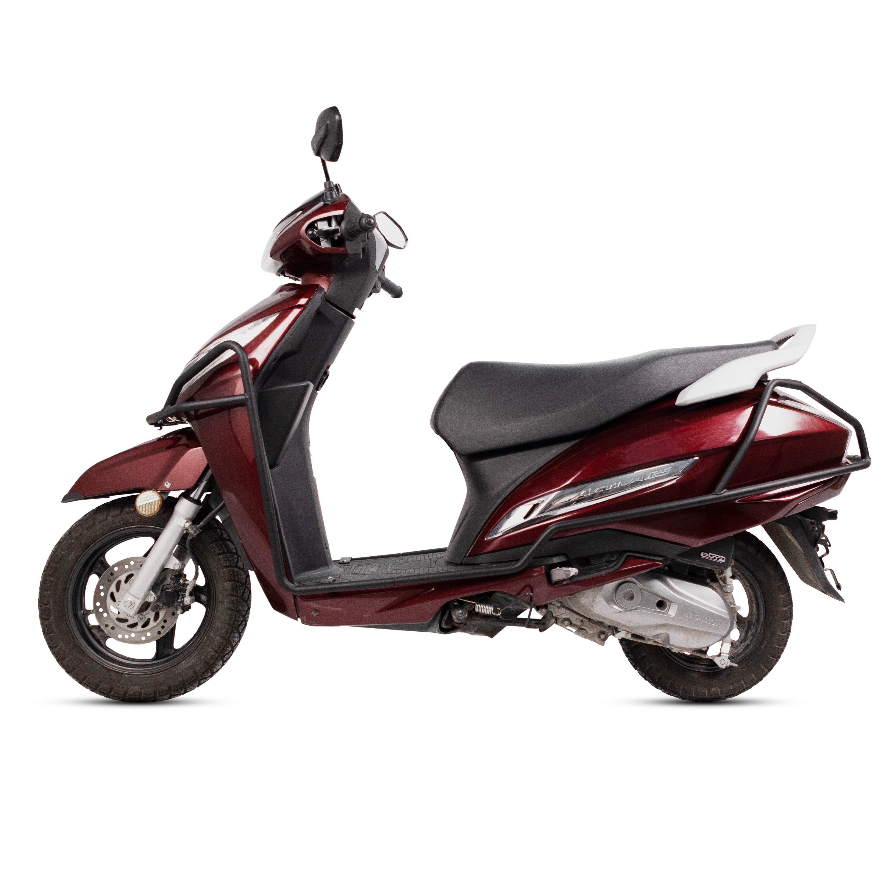MOTO-KNIGHT Honda Activa 125 2023-2024 Tam Uyumlu Motor Koruma Demiri Siyah