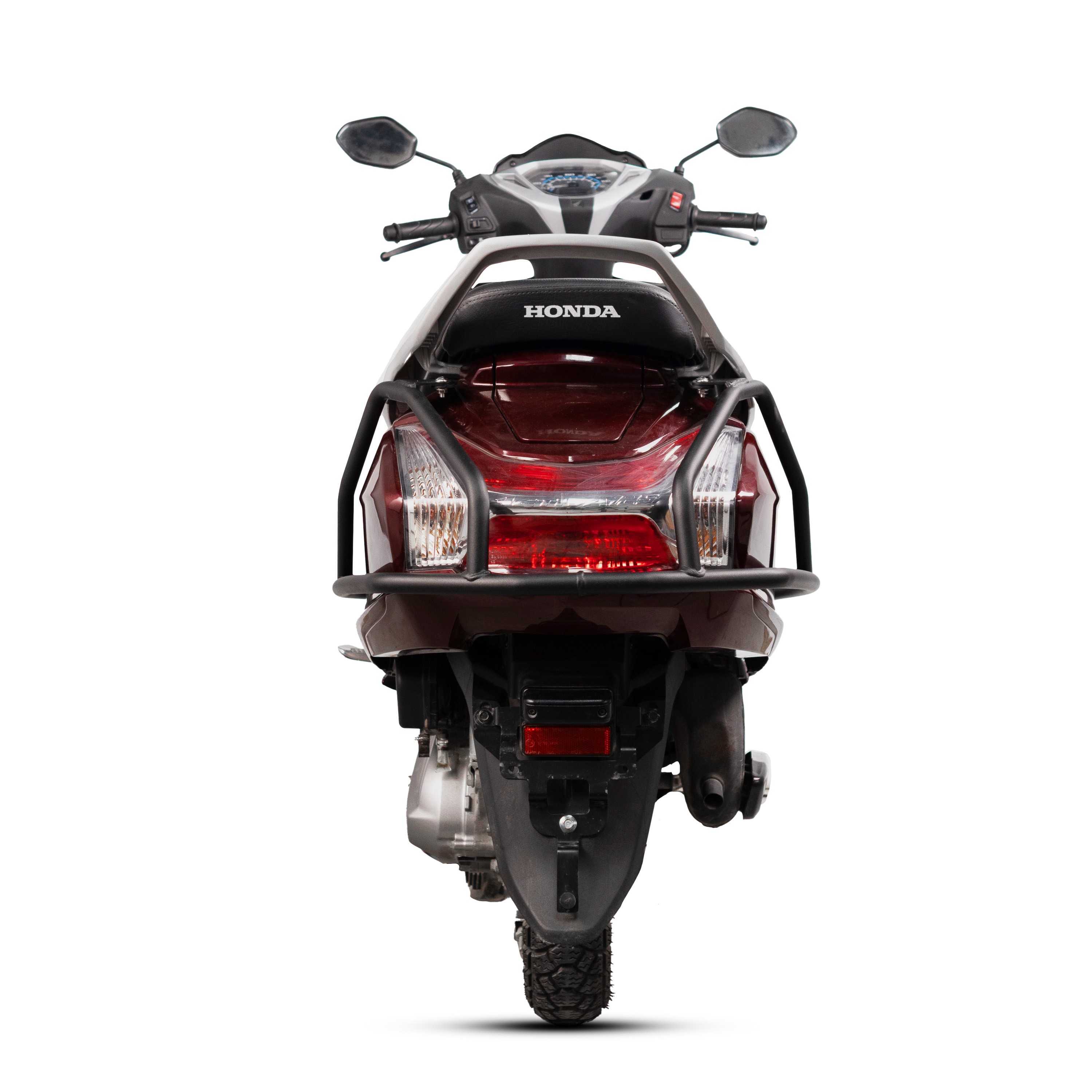 MOTO-KNIGHT Honda Activa 125 2023-2024 Tam Uyumlu Motor Koruma Demiri Siyah