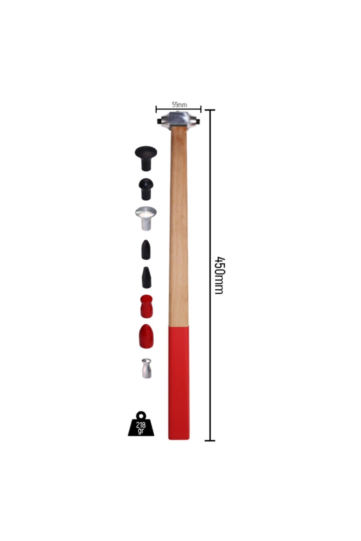 PDR Tools PDR FUCTURE 8 DIFFERENT TITLE CRUSHING CORRECTION HAMMER