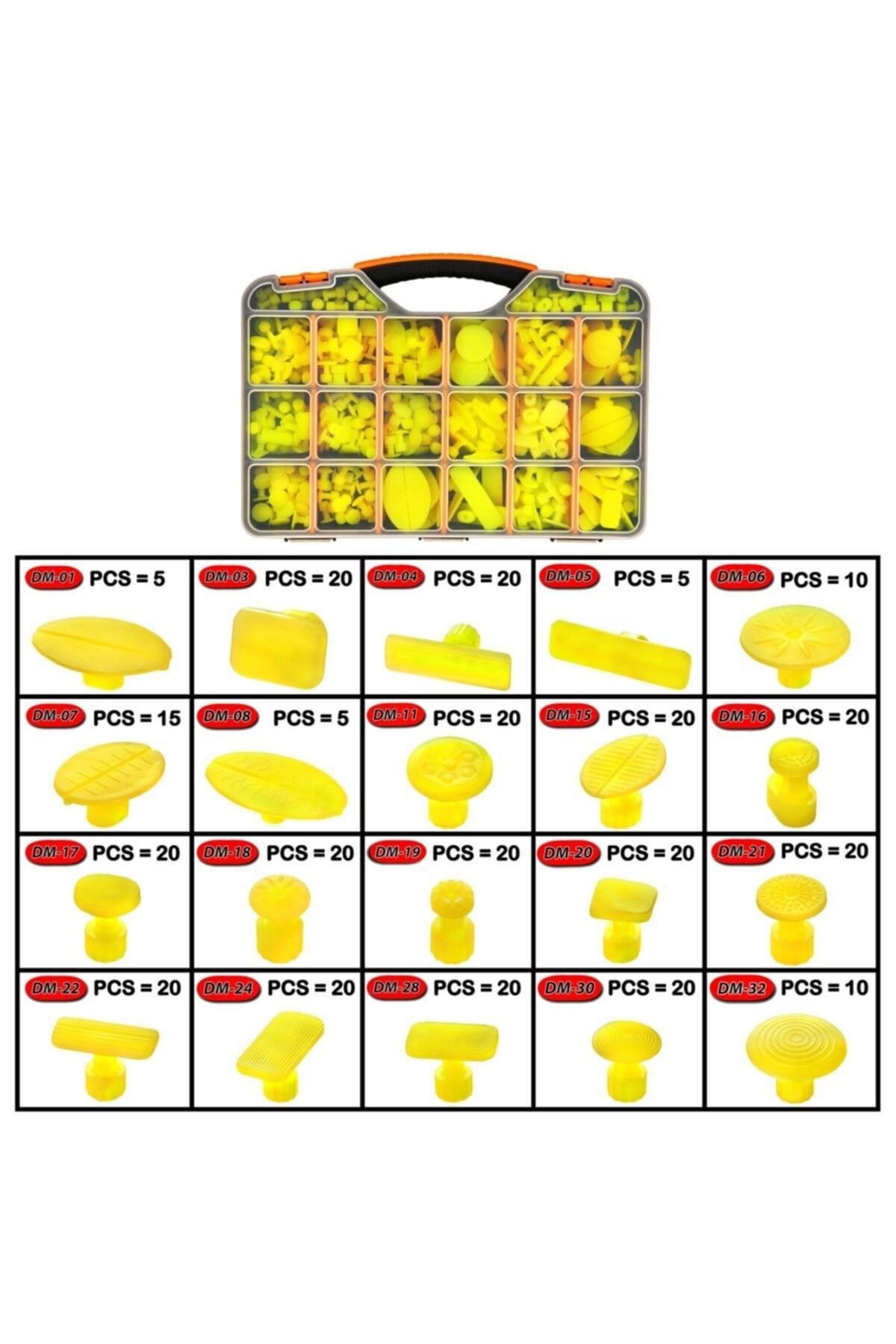 PDR Painted Dental Correction Plastic Set 330 Pieces