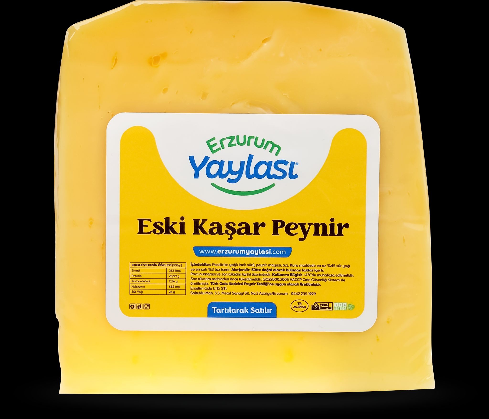 Tam Yağlı Eski Kaşar 