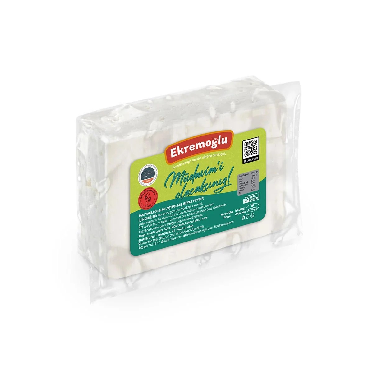 Müdavim Keçi Peyniri Sert/Yumuşak 550 gr
