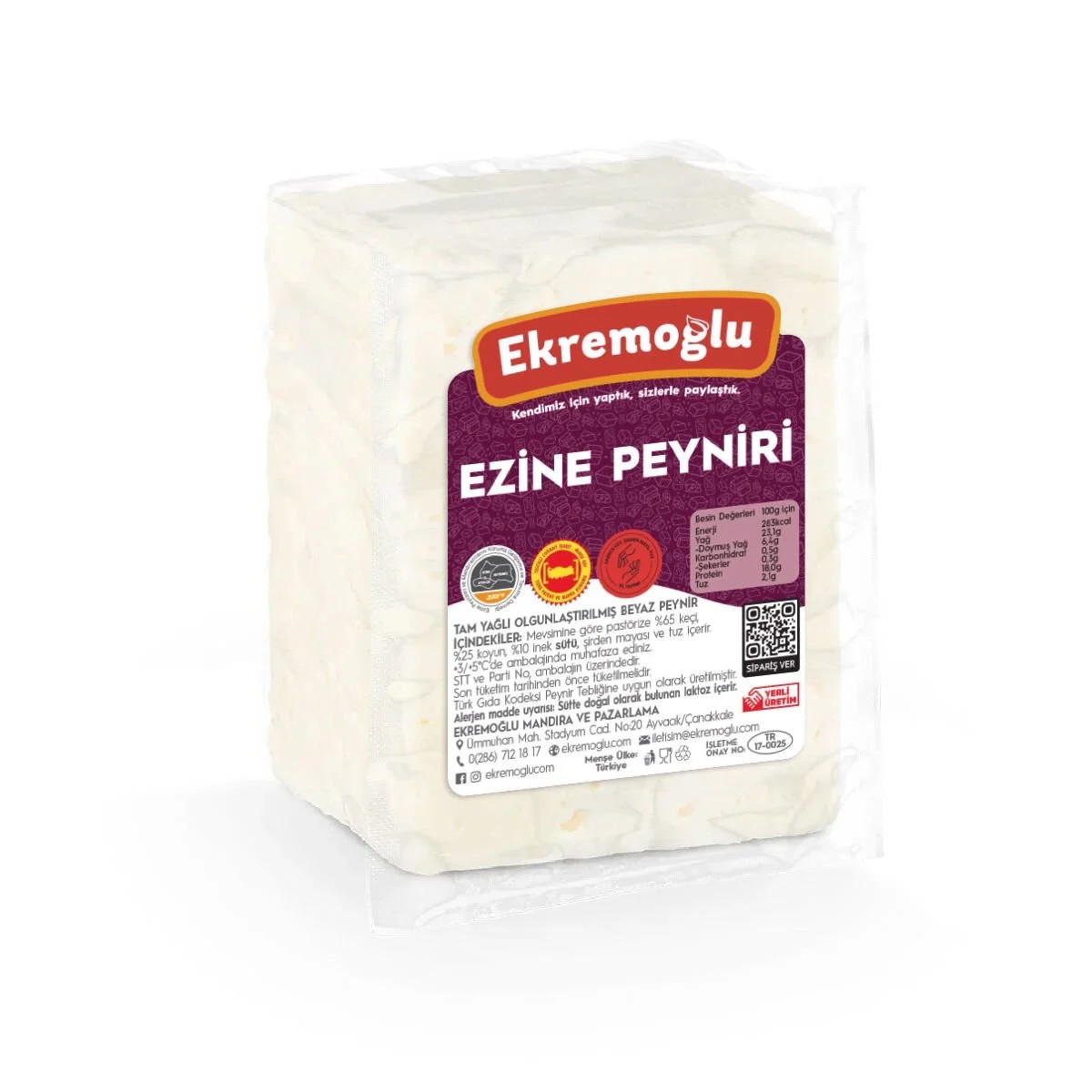 Ezine Keçi Peyniri 650 gram 