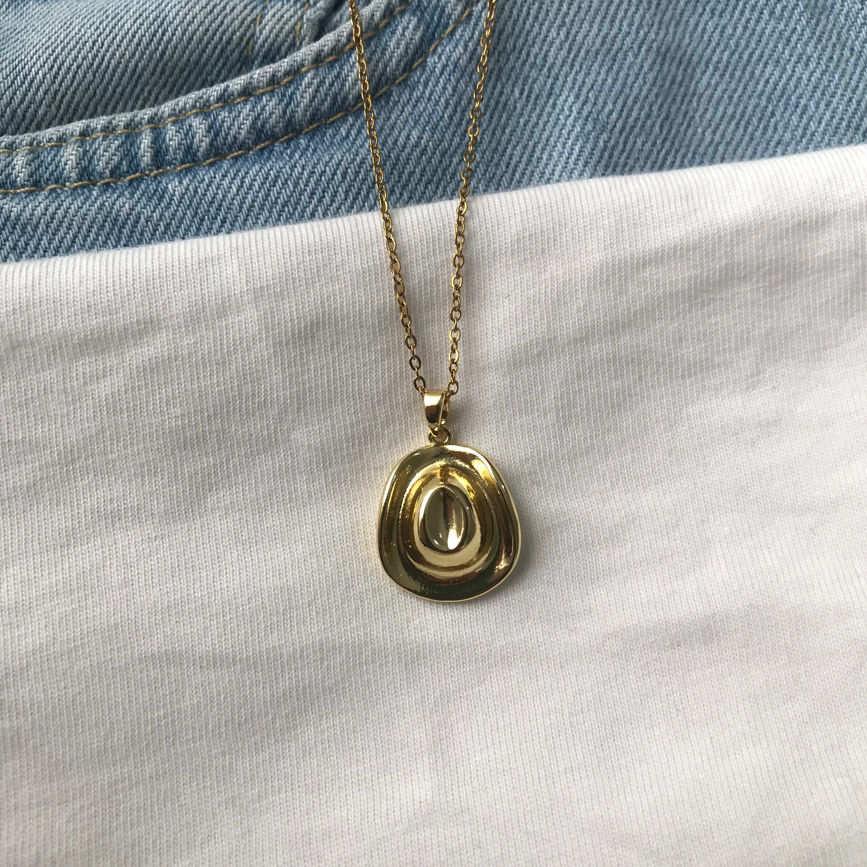 Kovboy şapkası Çelik Kolye