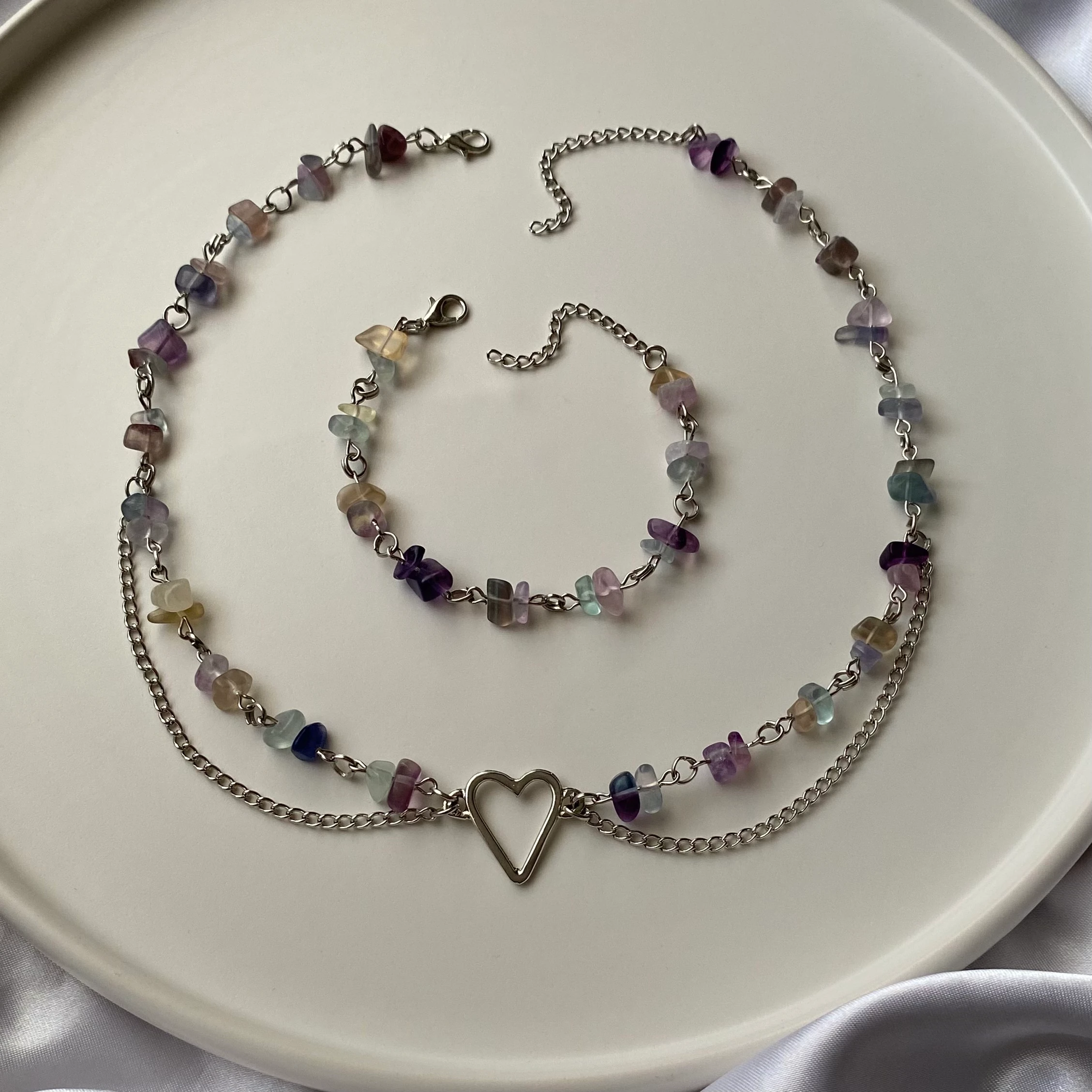 Florit Kolye Bileklik set 