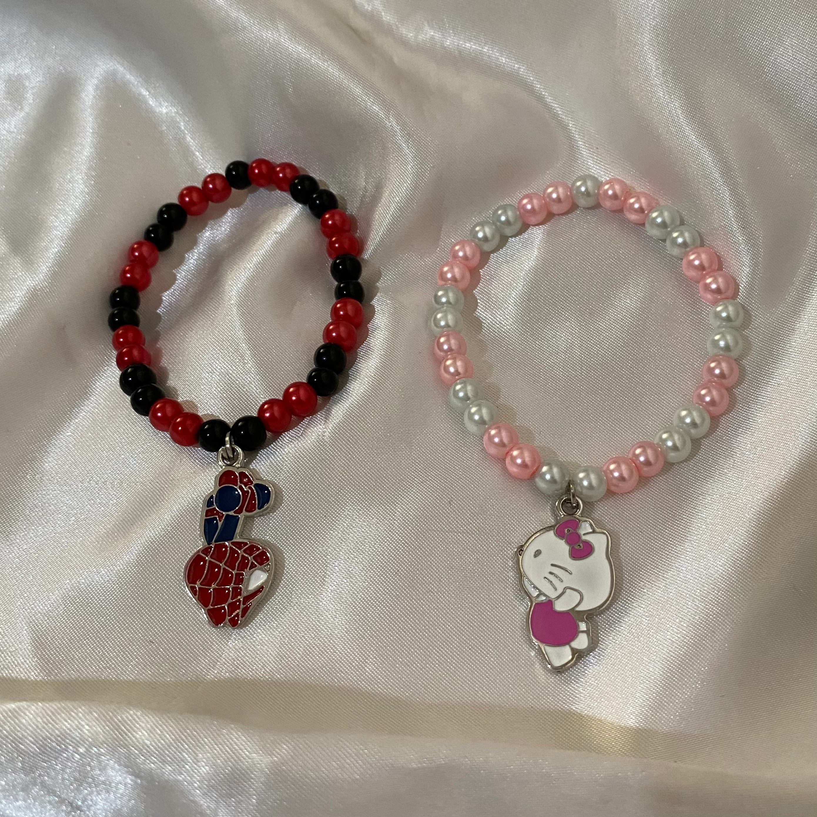 Hello kitty Spiderman çift bileklik 