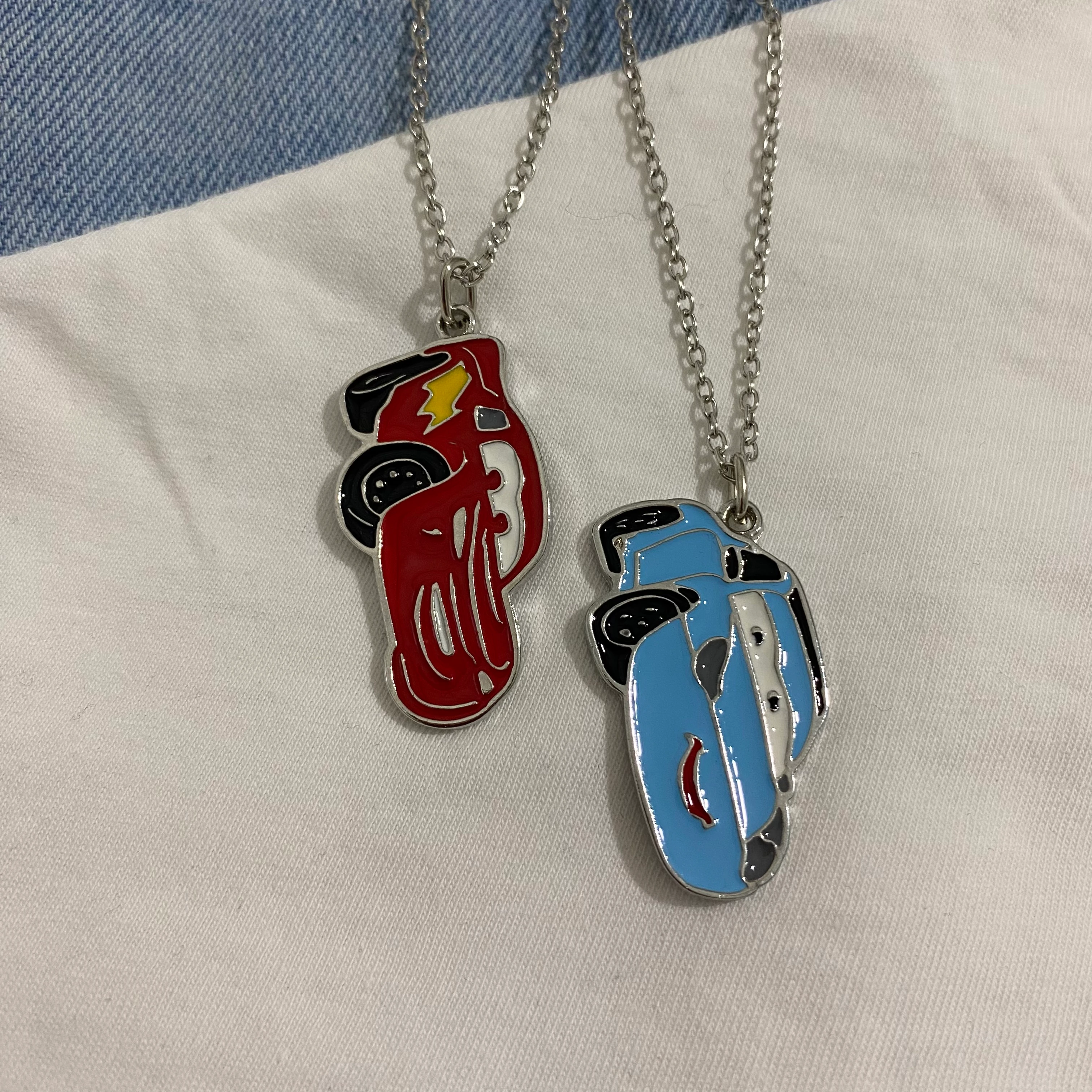 mcqueen sally çift kolye