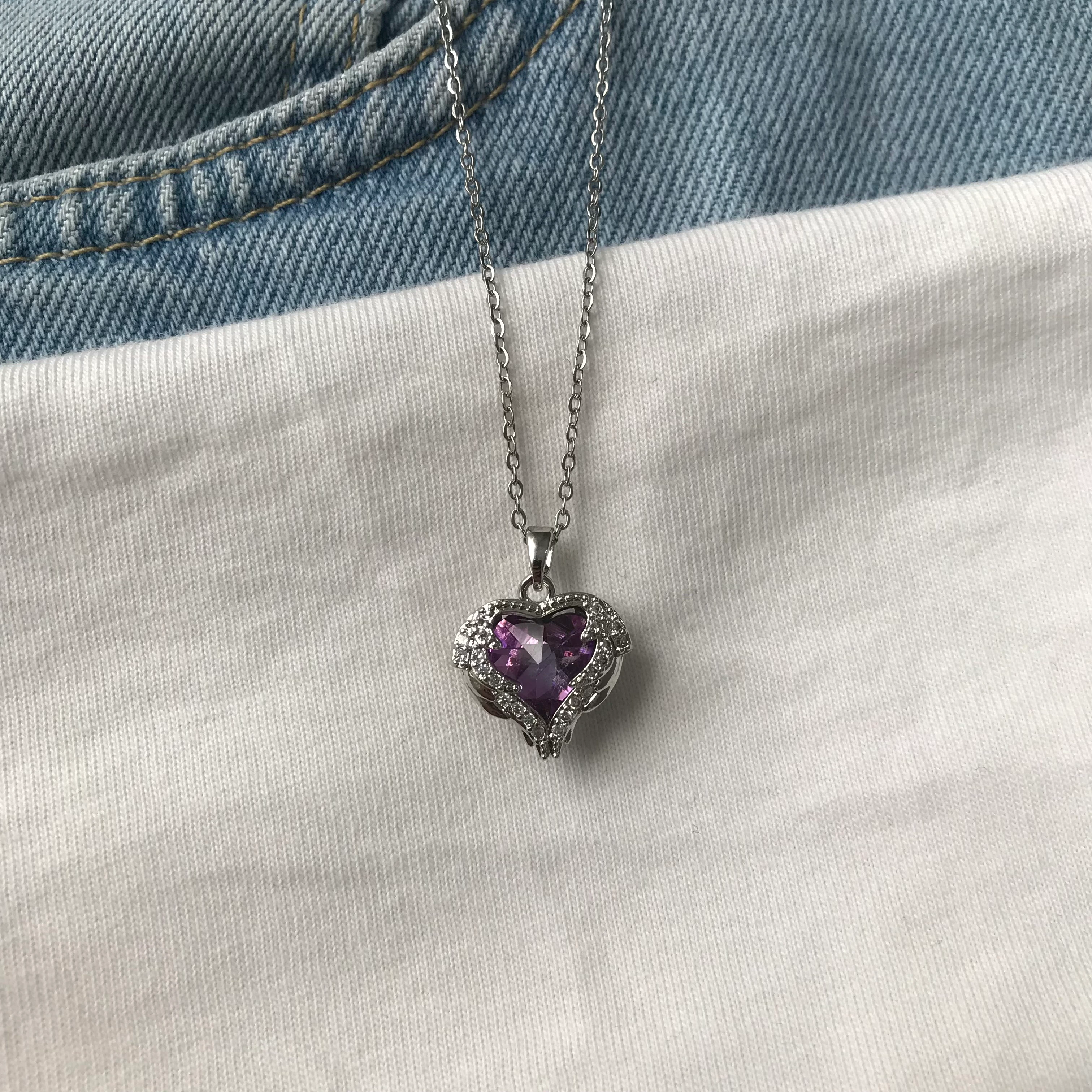 Okyanusun Kalbi Çelik Kolye