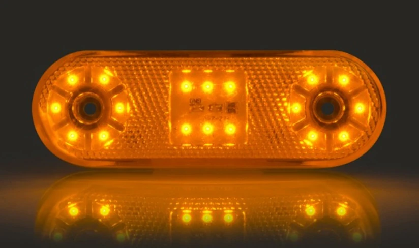 SİDE MARKER OVAL 17 LEDLİ YM SARI