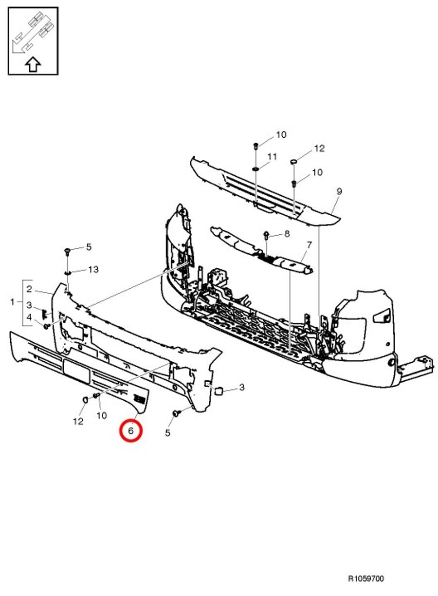 VOLVO FMX ÖN PANJUR 82266404