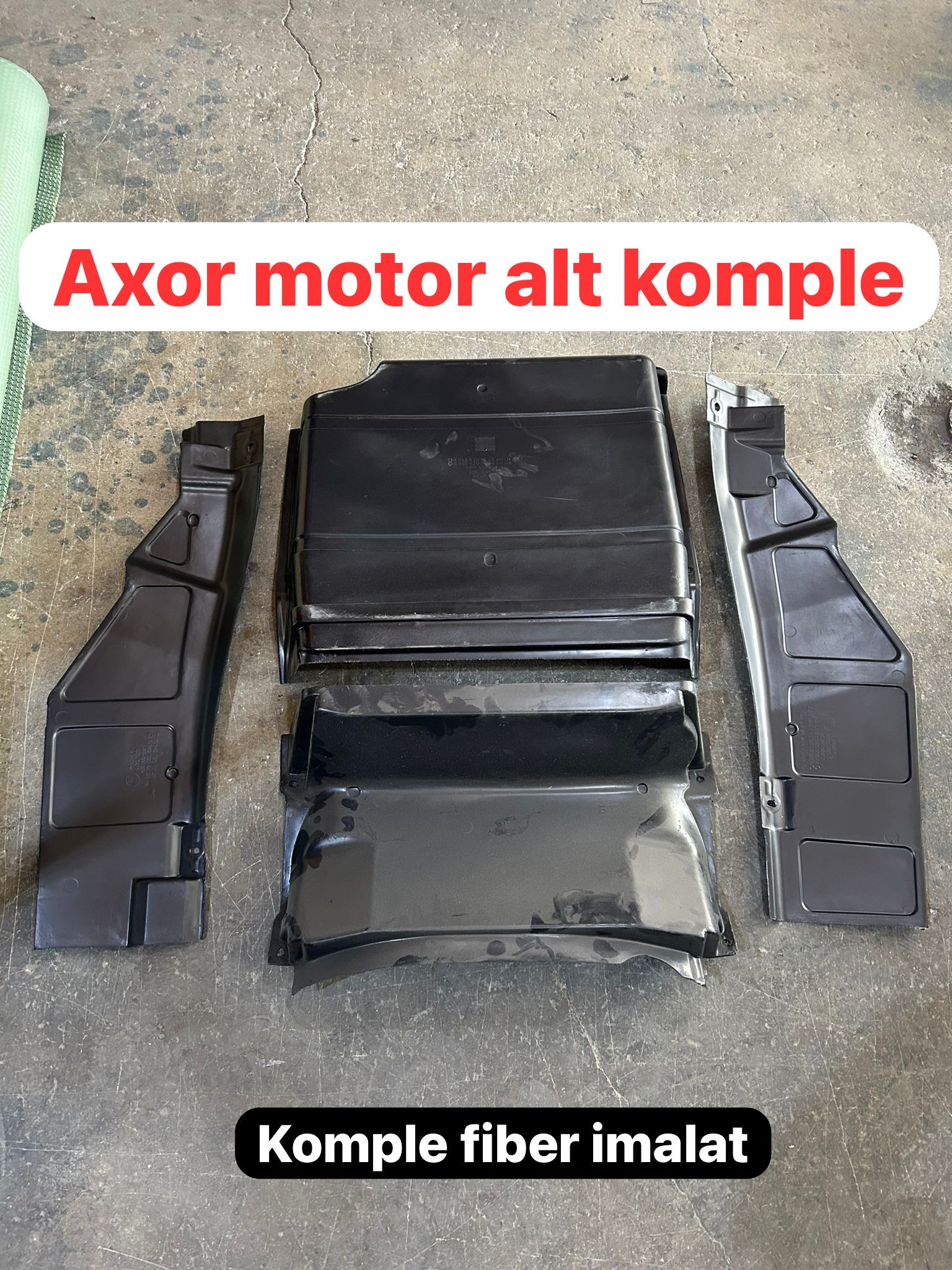 MERCEDES AXOR MOTOR ALT KORUMASI (4 LÜ KOMPLE SET) 9425201823