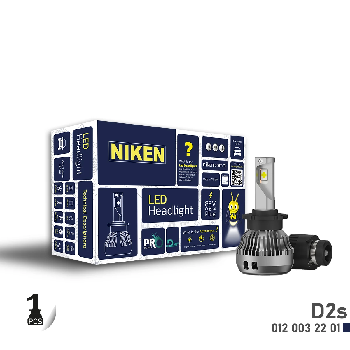 LED ZENON SET D2S PRO SERİSİ NKN.32201