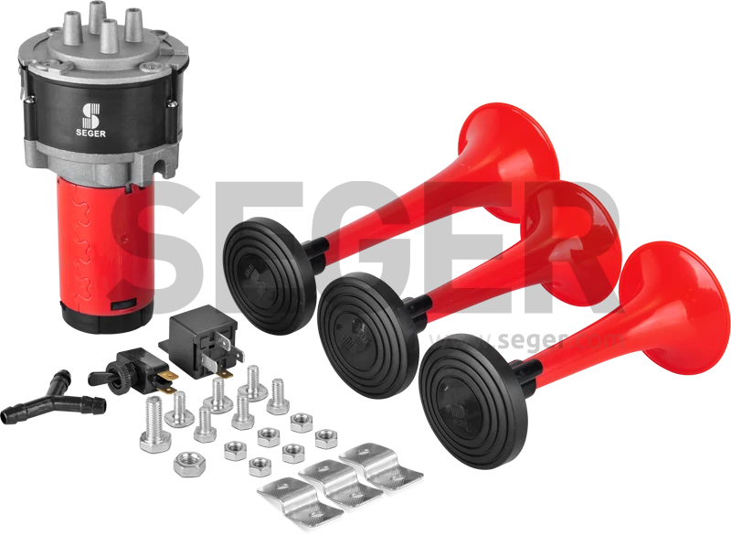 SEGER KORNA KOMPRESÖRLÜ 3 BORULU ELEKTİRİKLİ MELODİLİ 24V 80KH24.000.03B
